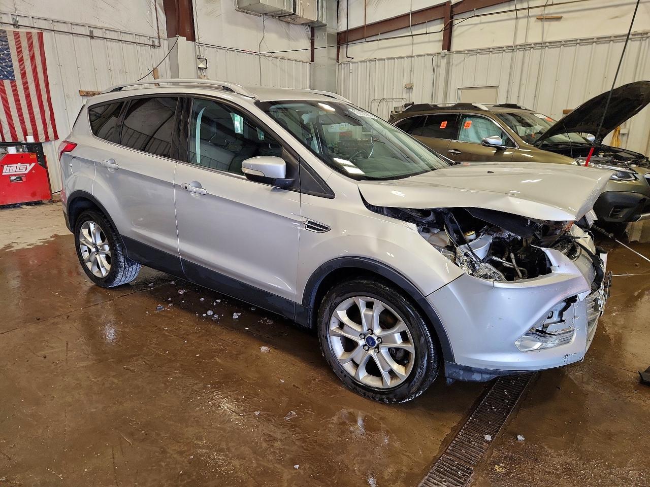 2015 Ford Escape Titanium Silver vin: 1FMCU9JX7FUC79624