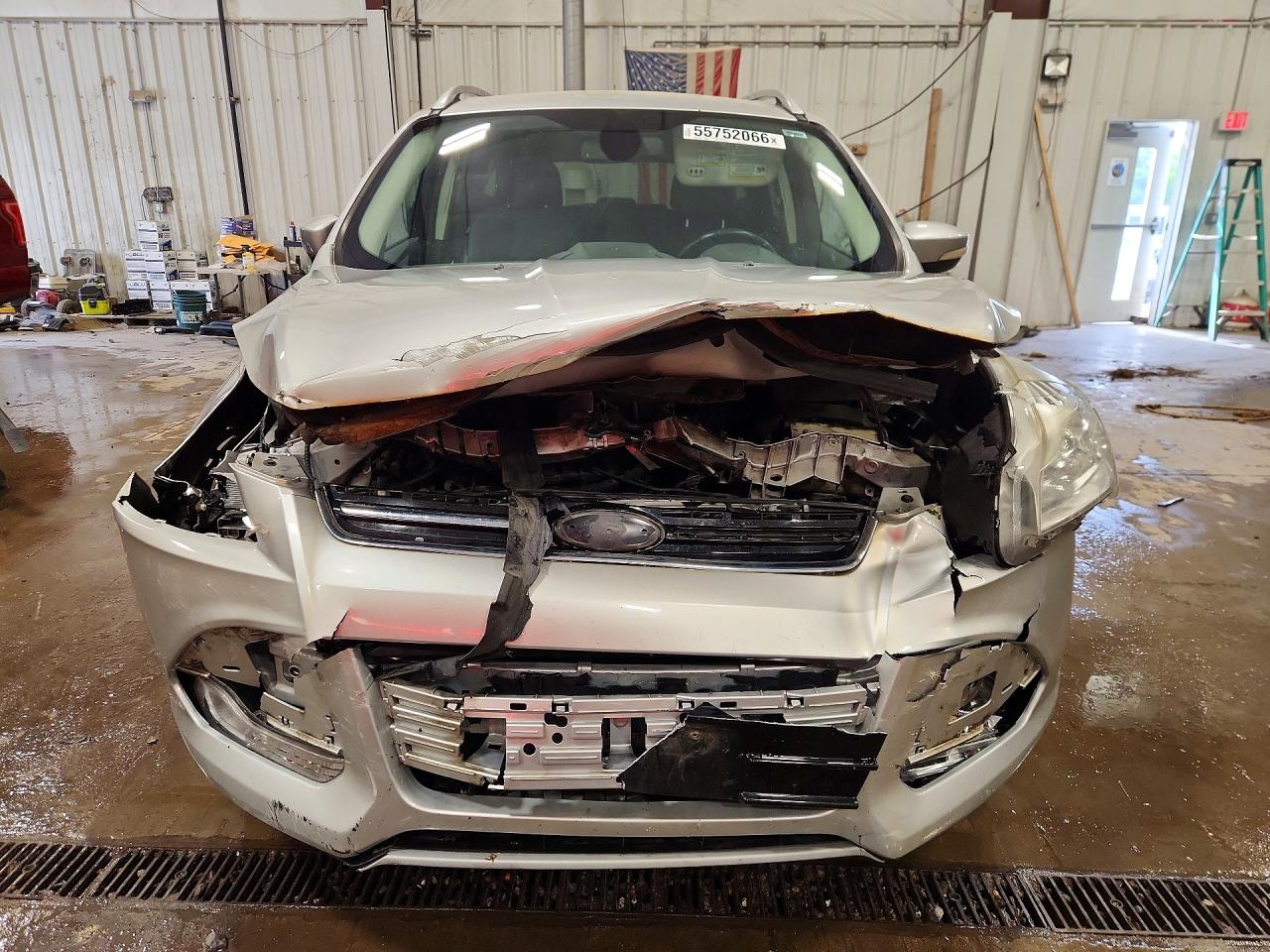 2015 Ford Escape Titanium Silver vin: 1FMCU9JX7FUC79624
