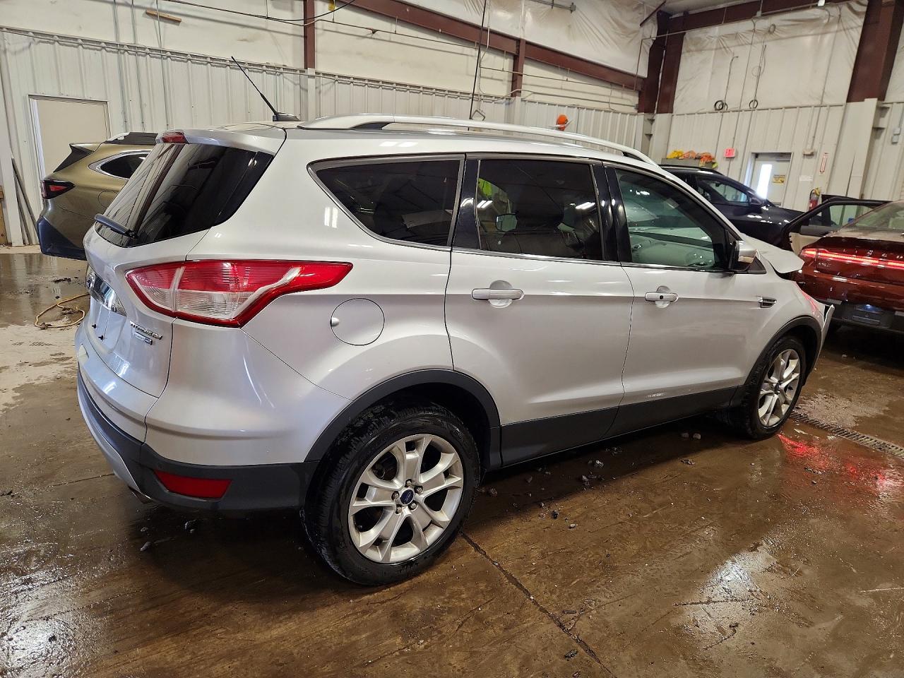 2015 Ford Escape Titanium Silver vin: 1FMCU9JX7FUC79624