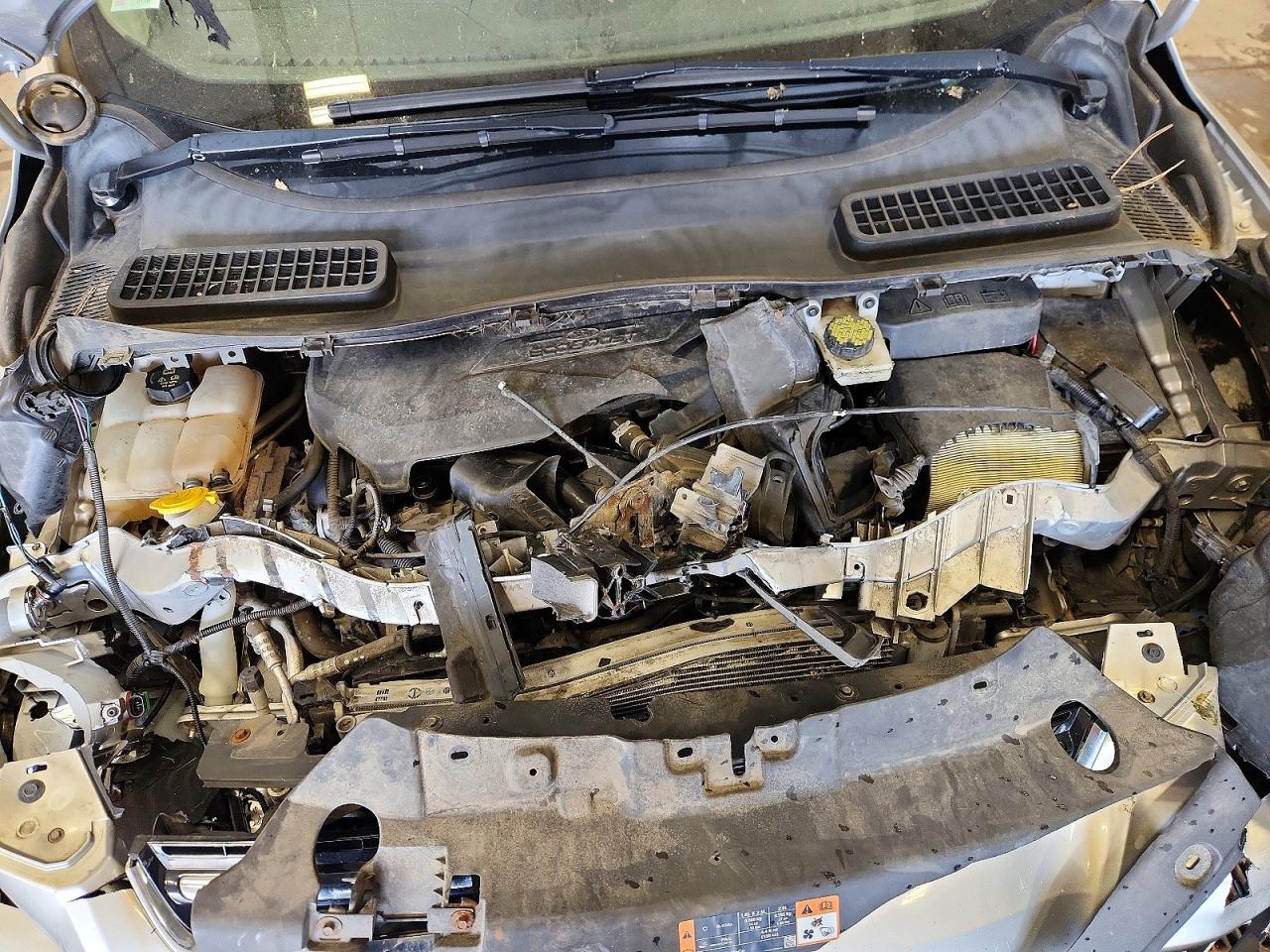 2015 Ford Escape Titanium Silver vin: 1FMCU9JX7FUC79624