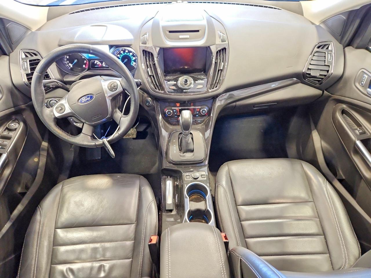 2015 Ford Escape Titanium Silver vin: 1FMCU9JX7FUC79624