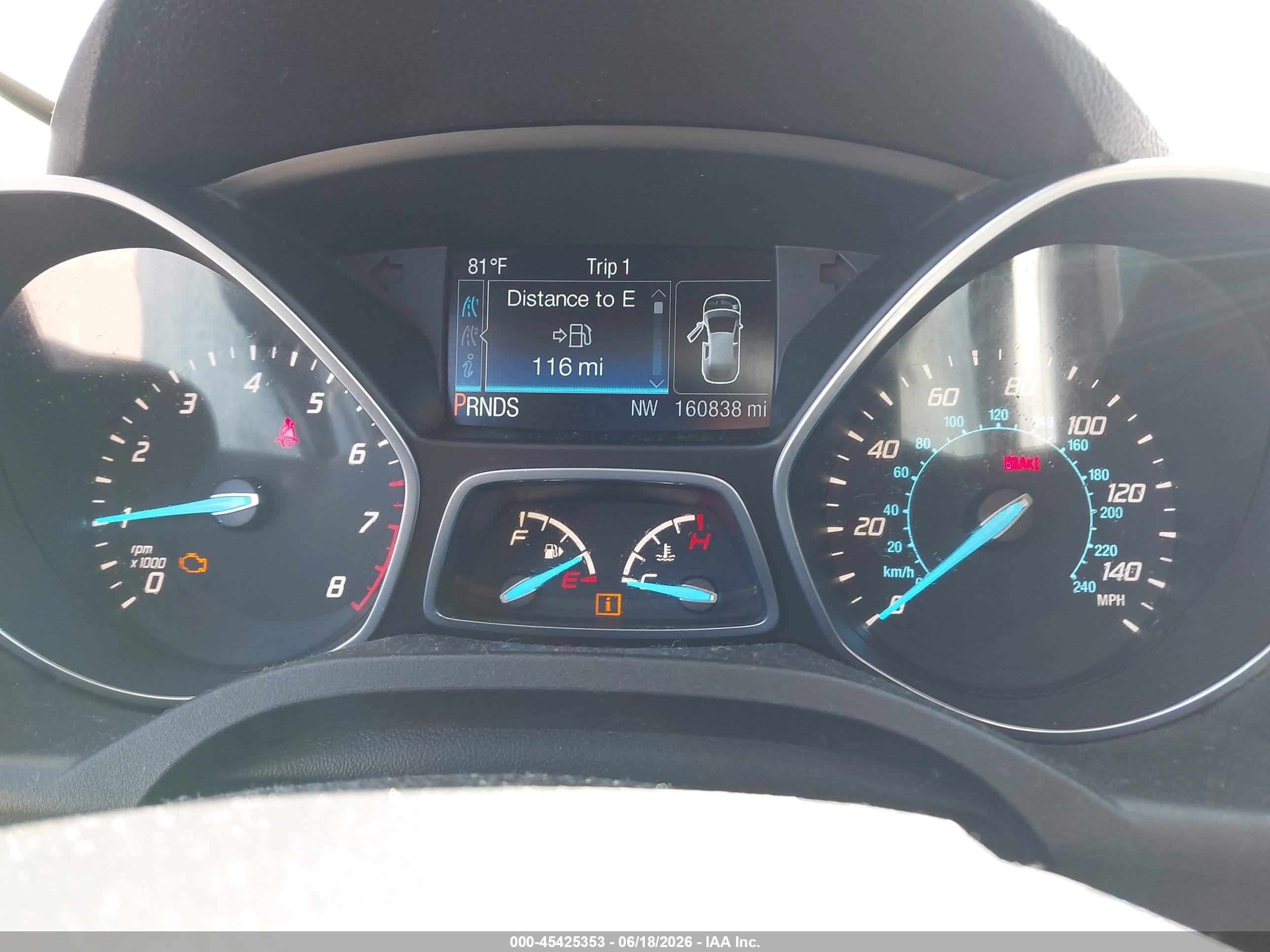 2014 Ford Escape Titanium Gray vin: 1FMCU9JX8EUB48281