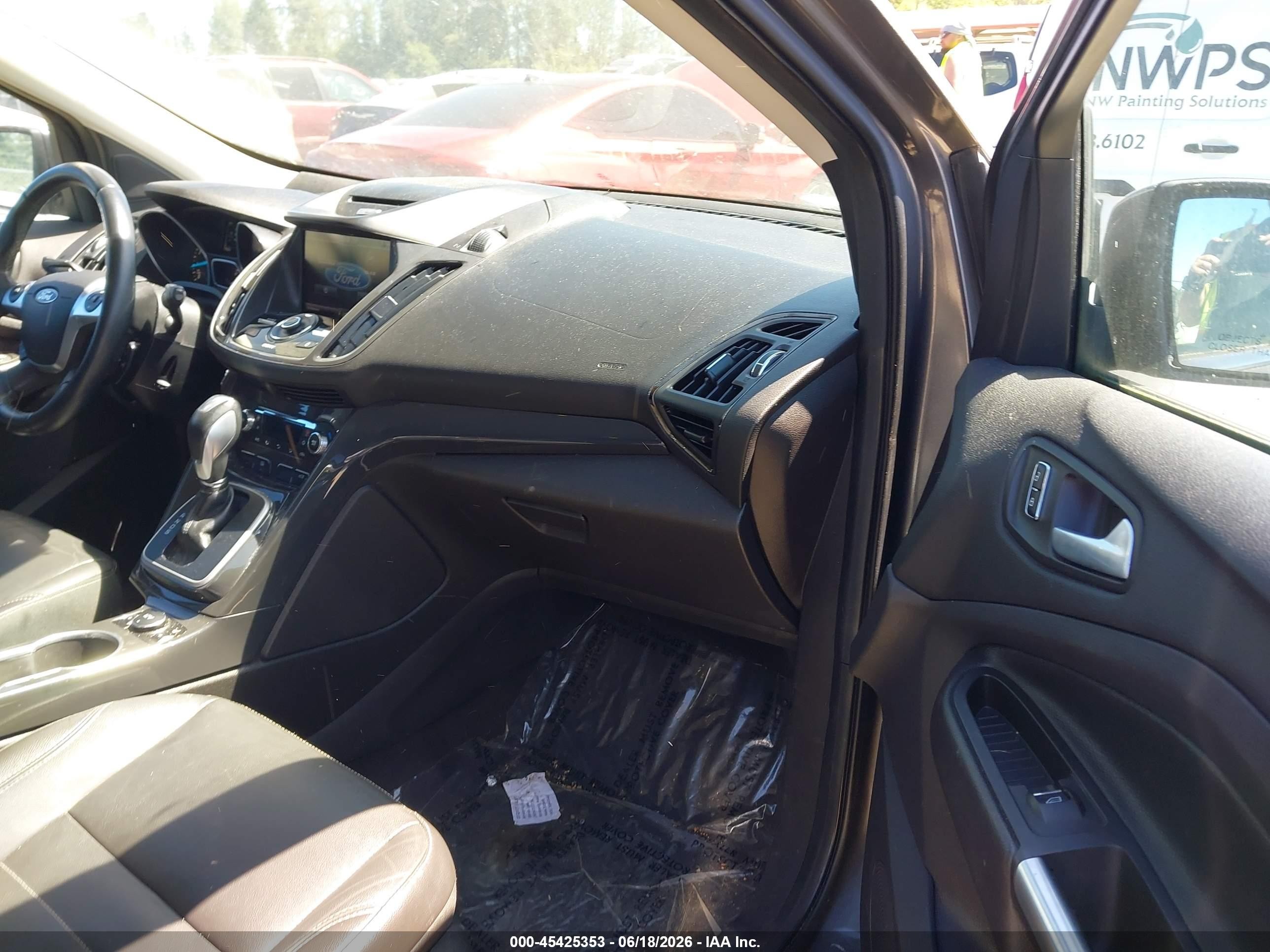 2014 Ford Escape Titanium Gray vin: 1FMCU9JX8EUB48281