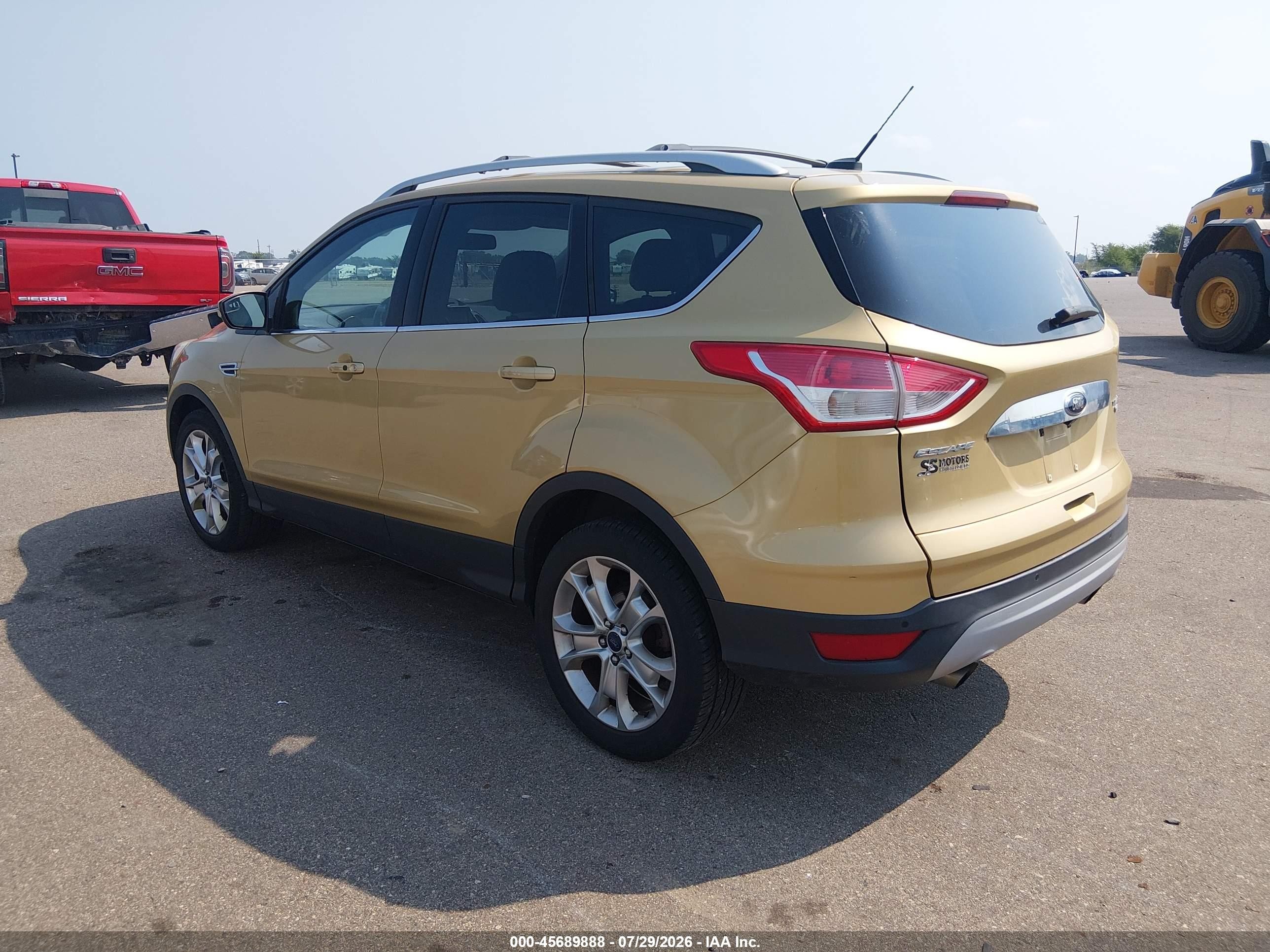 2014 Ford Escape Titanium Gold vin: 1FMCU9JX8EUC31760