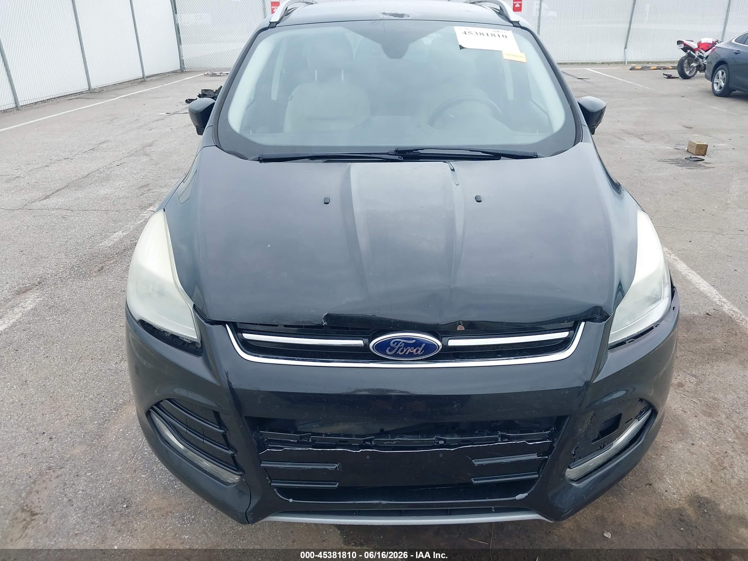 2014 Ford Escape Titanium Black vin: 1FMCU9JX8EUD08370