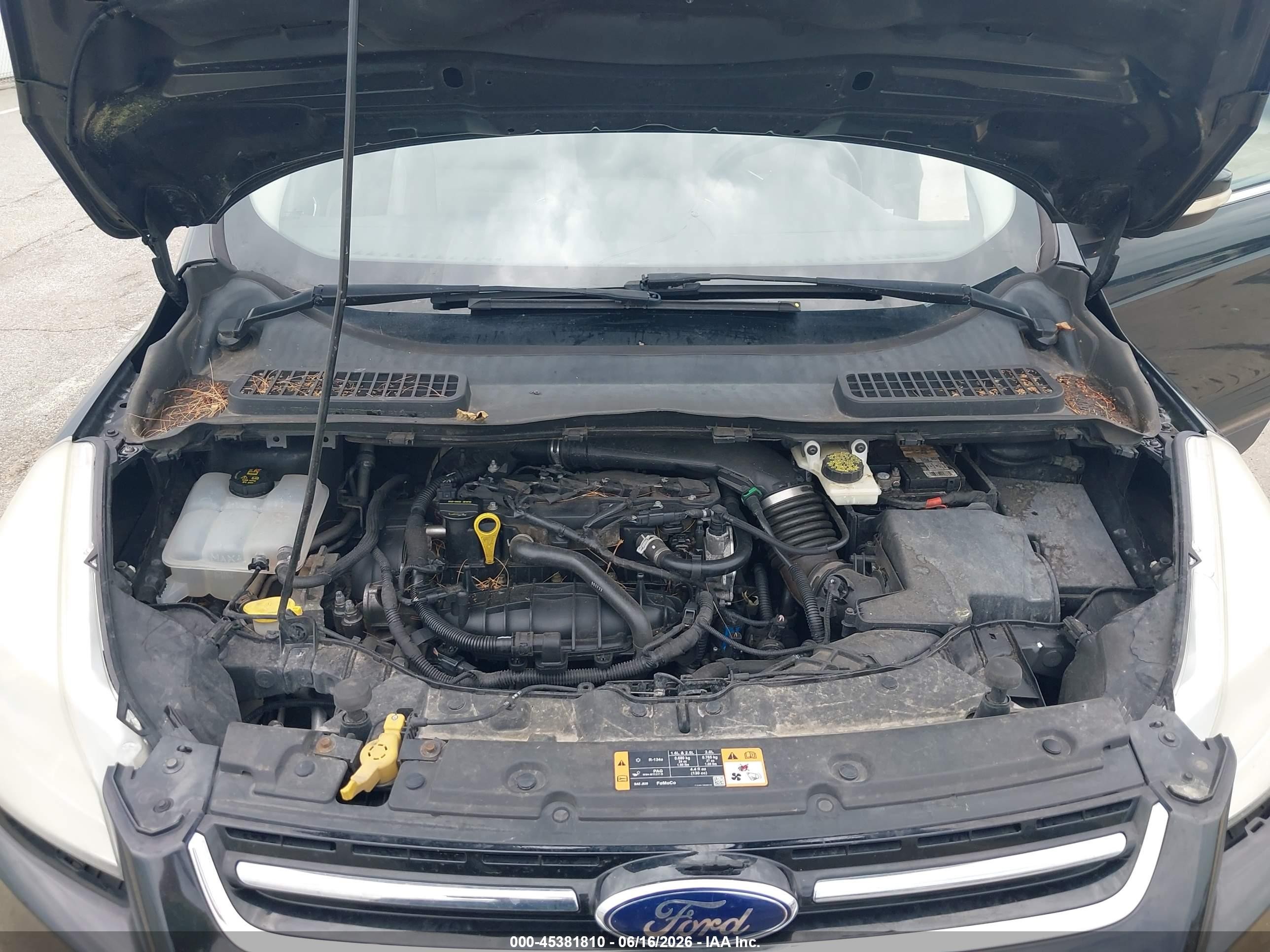 2014 Ford Escape Titanium Black vin: 1FMCU9JX8EUD08370