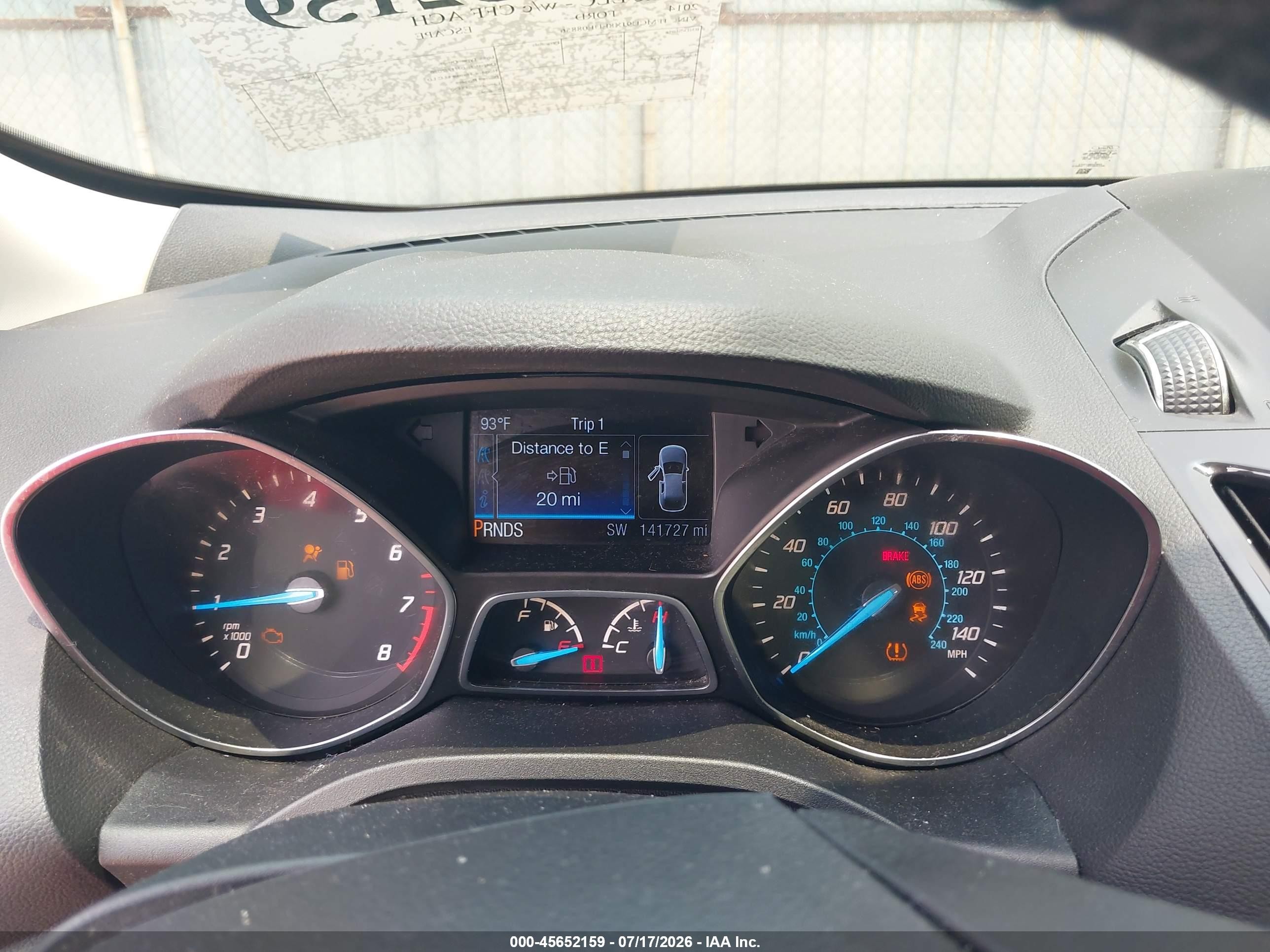 2014 Ford Escape Titanium Silver vin: 1FMCU9JX8EUE08856