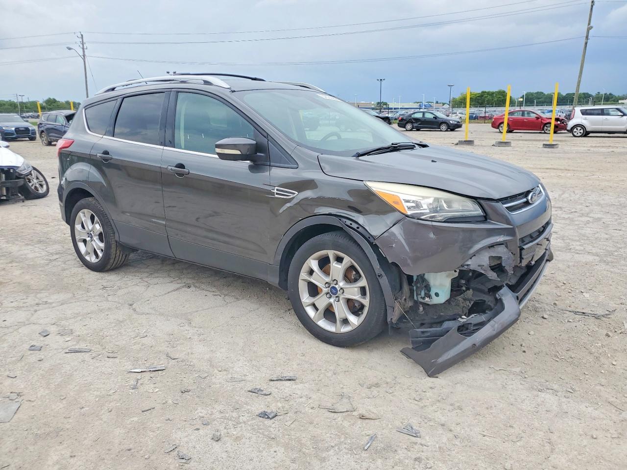 2015 Ford Escape Titanium Charcoal vin: 1FMCU9JX8FUB13614