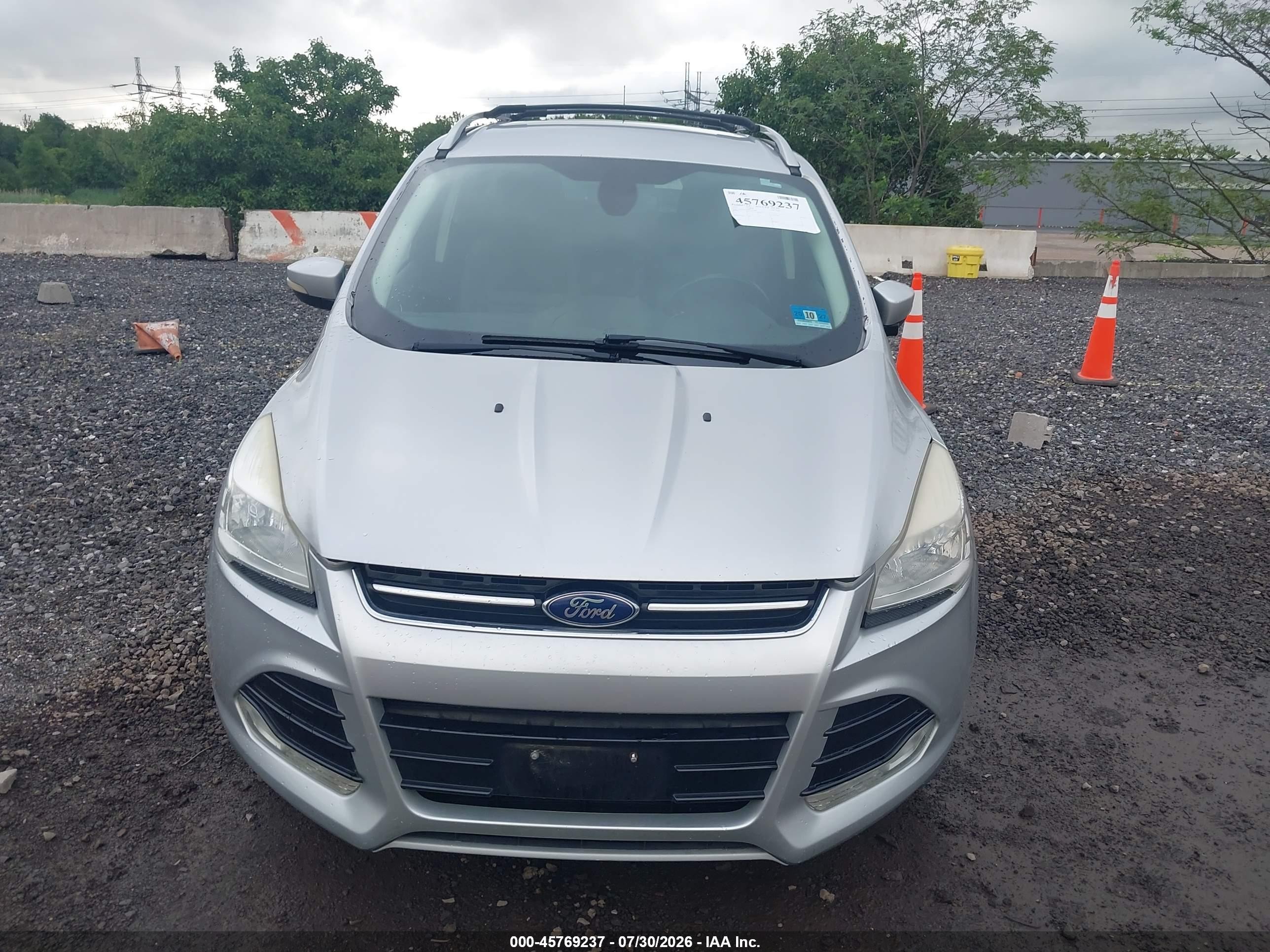 2015 Ford Escape Titanium Silver vin: 1FMCU9JX8FUC35082