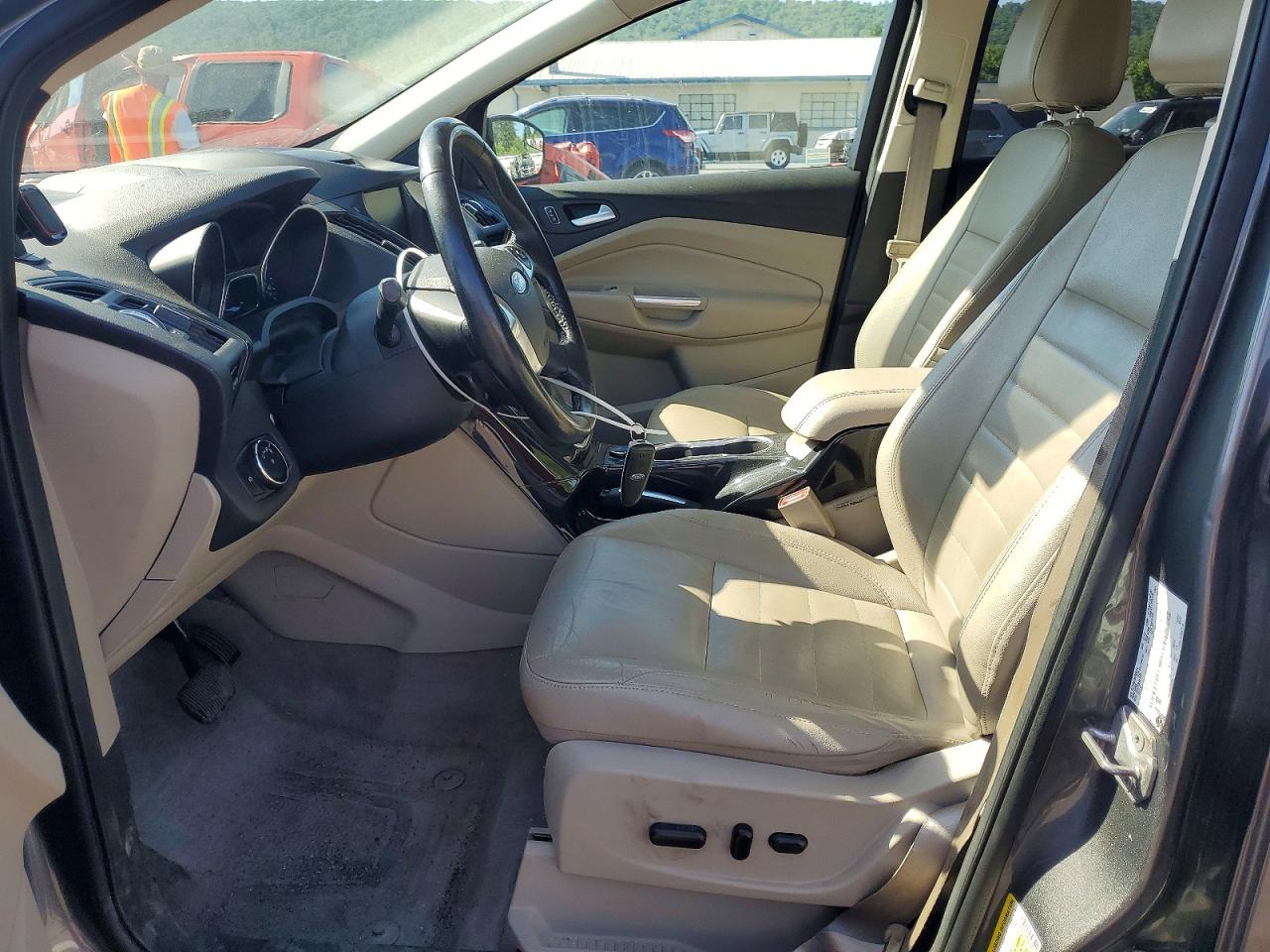 2014 Ford Escape Titanium Gray vin: 1FMCU9JX9EUB52677