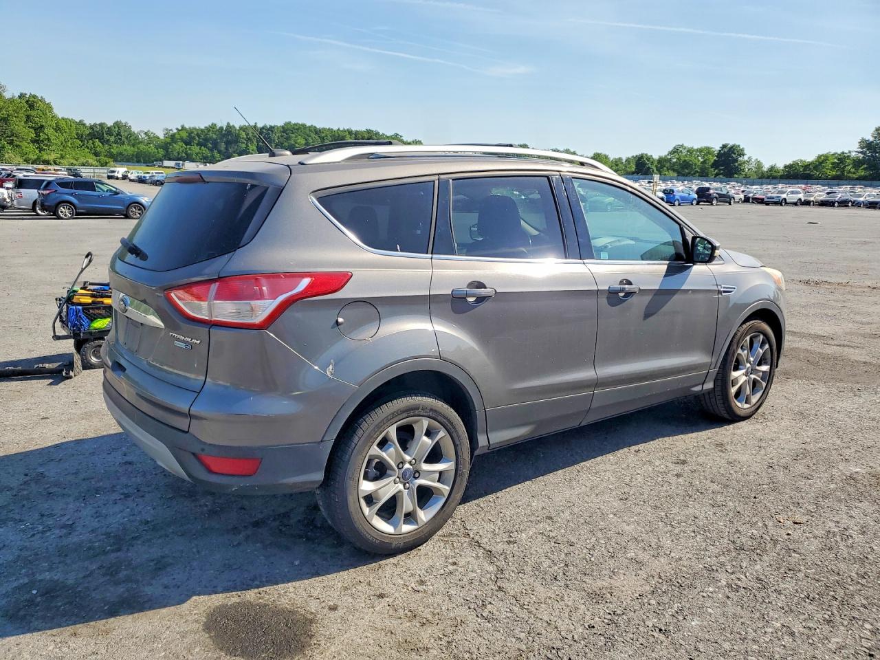 2014 Ford Escape Titanium Gray vin: 1FMCU9JX9EUB52677