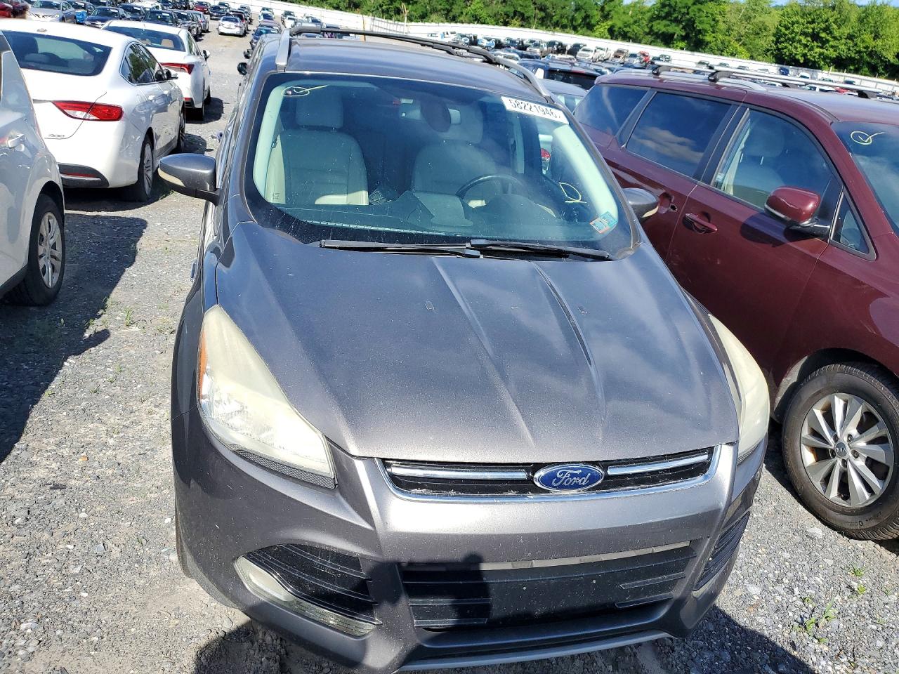 2014 Ford Escape Titanium Gray vin: 1FMCU9JX9EUB52677