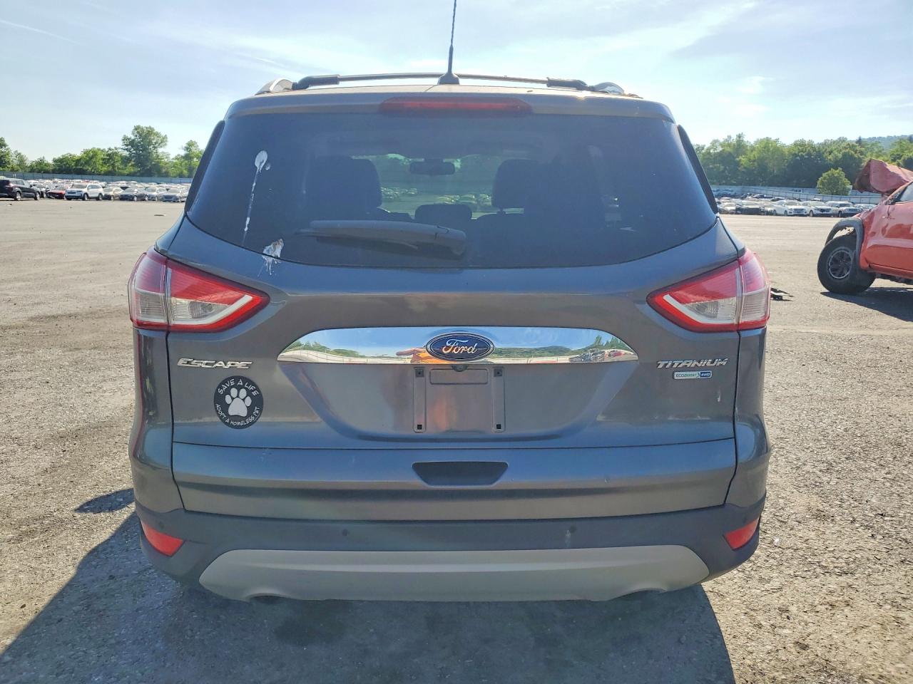 2014 Ford Escape Titanium Gray vin: 1FMCU9JX9EUB52677
