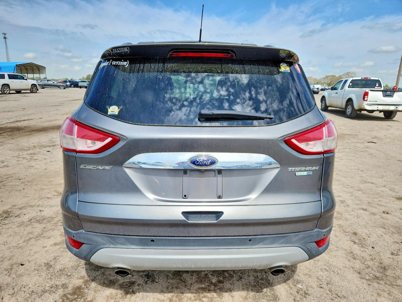 2014 Ford Escape Titanium Gray vin: 1FMCU9JX9EUC64220