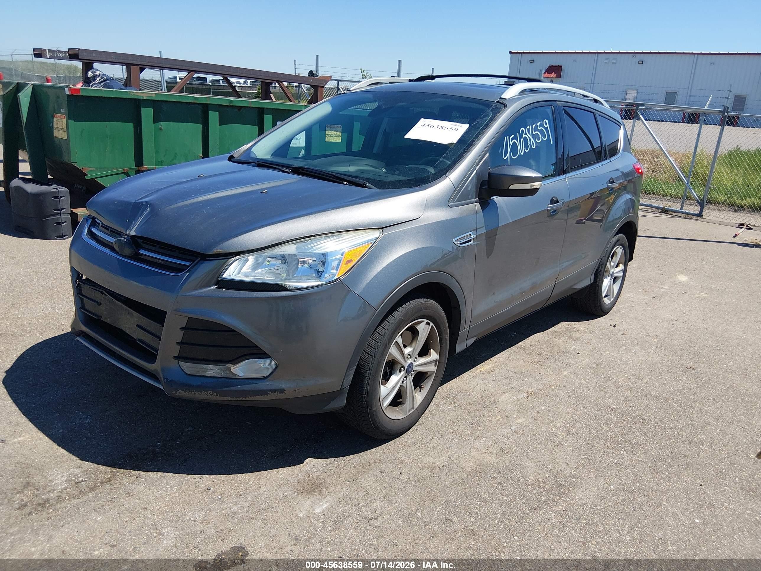 2014 Ford Escape Titanium Серый vin: 1FMCU9JX9EUD76564