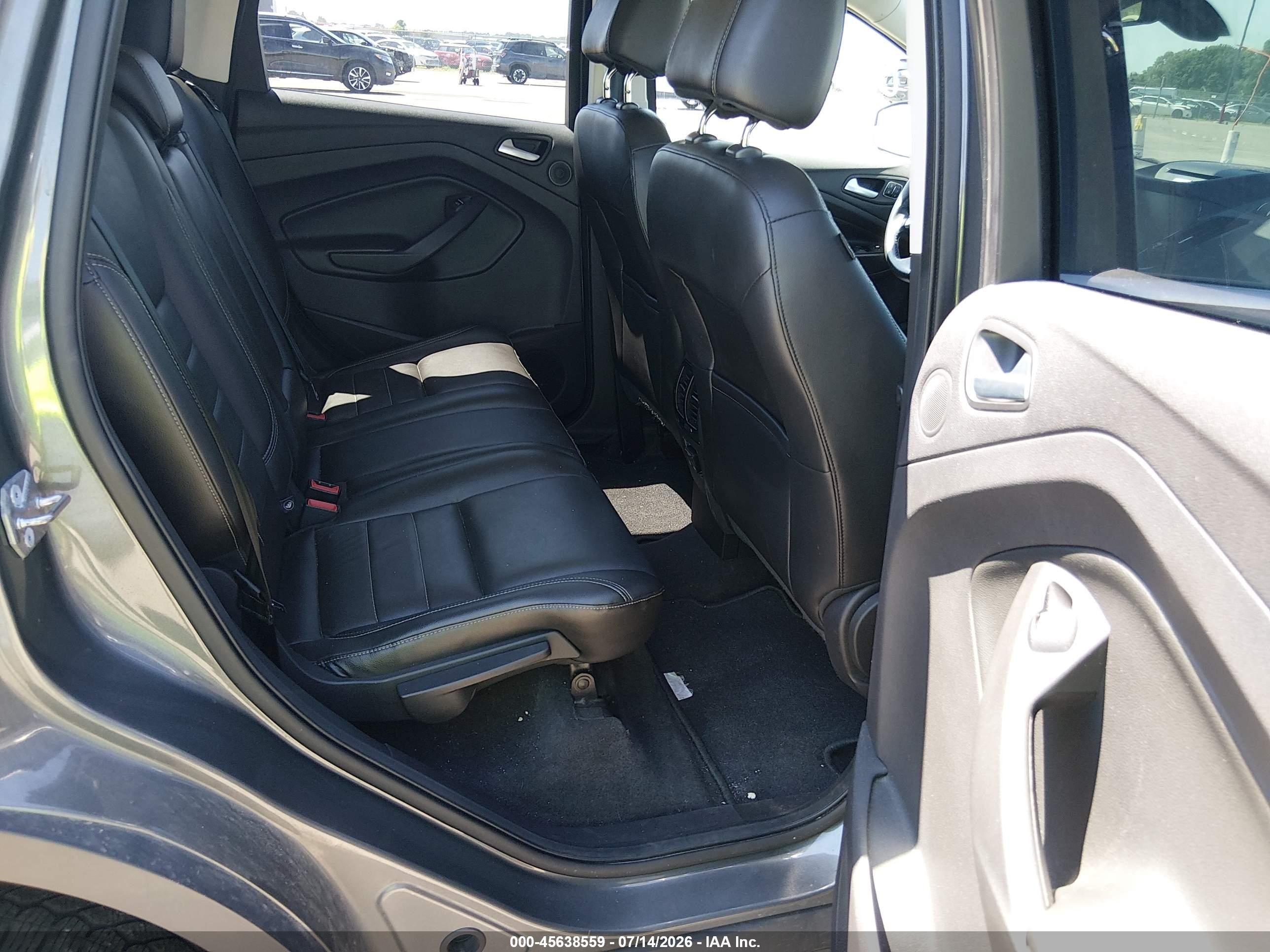 2014 Ford Escape Titanium Серый vin: 1FMCU9JX9EUD76564