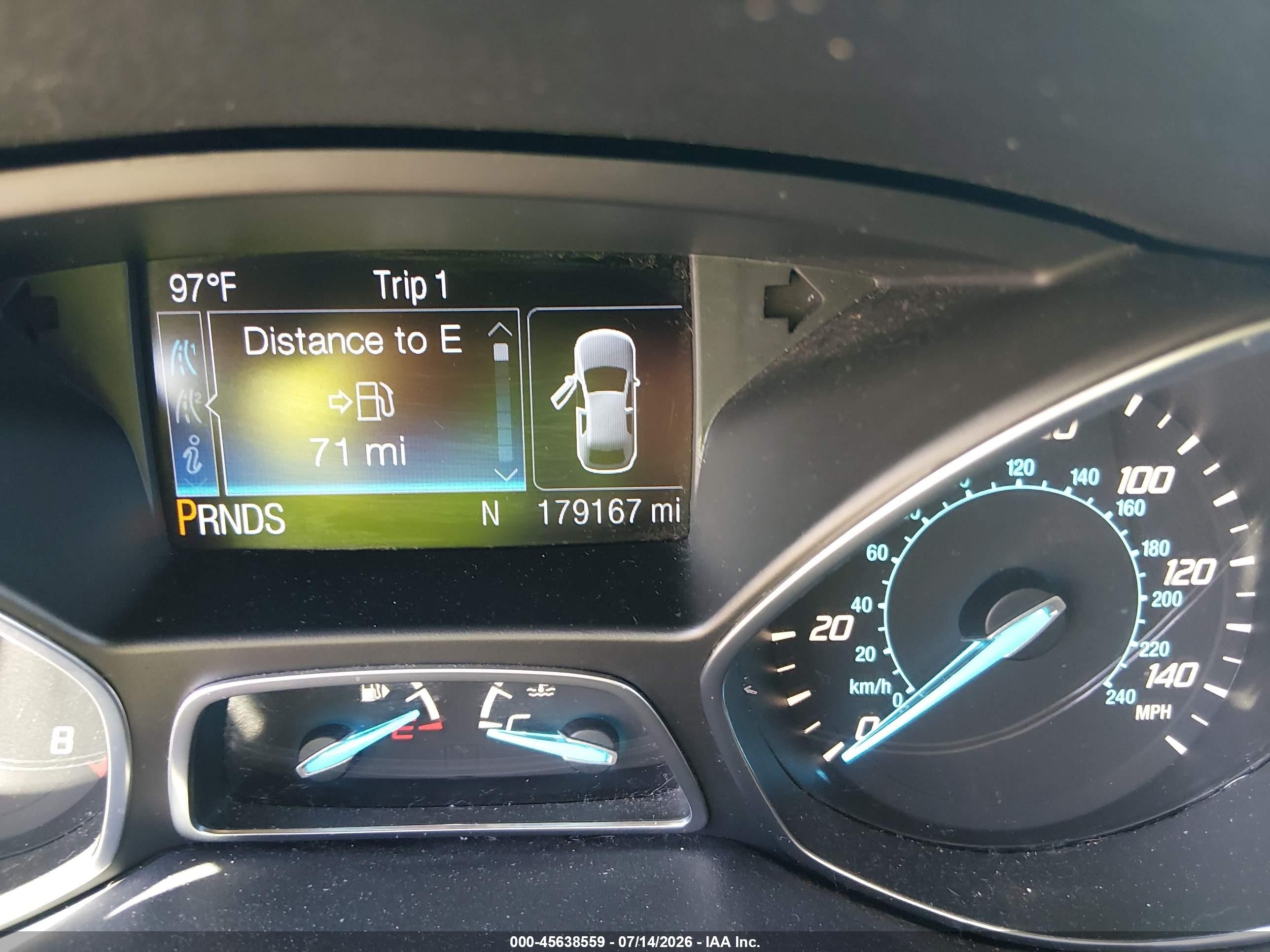 2014 Ford Escape Titanium Серый vin: 1FMCU9JX9EUD76564