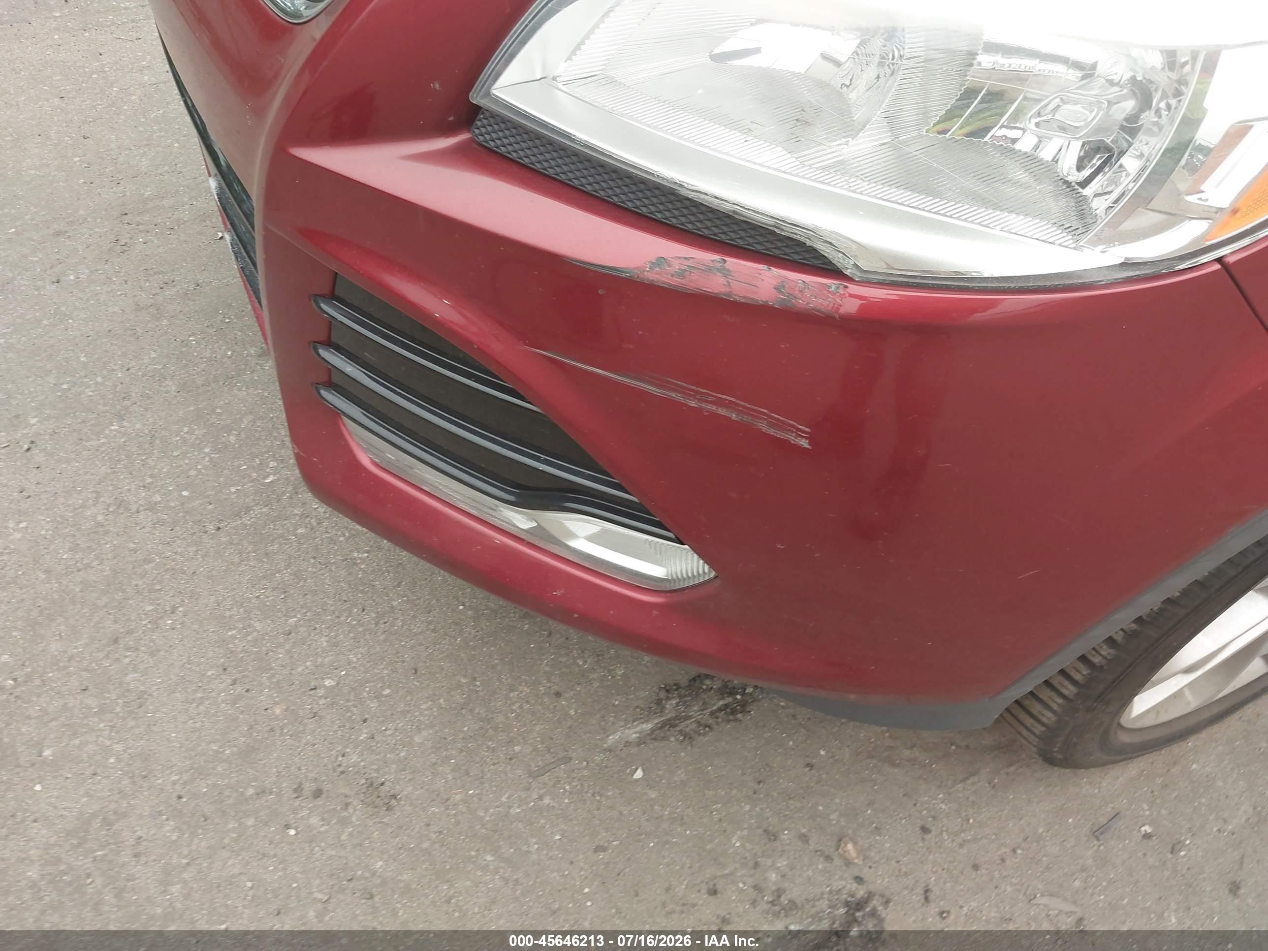 2015 Ford Escape Titanium Red vin: 1FMCU9JX9FUA96922