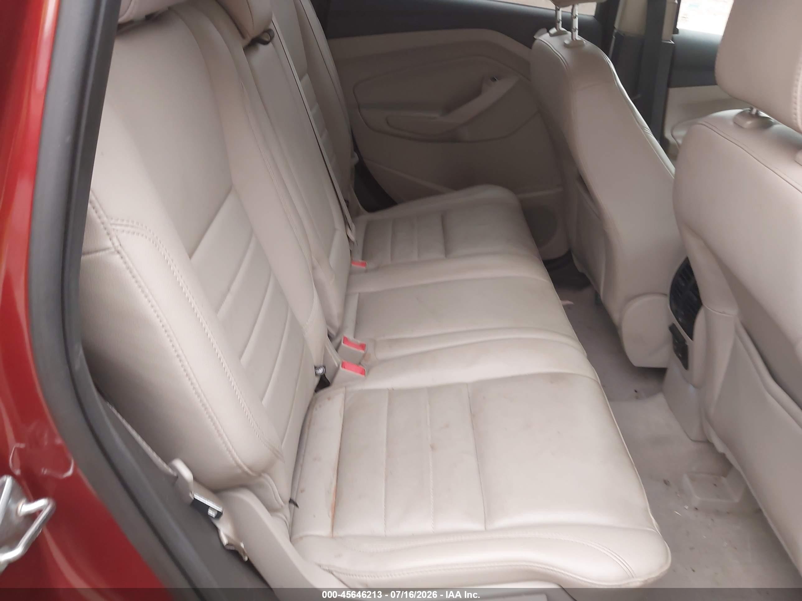 2015 Ford Escape Titanium Red vin: 1FMCU9JX9FUA96922