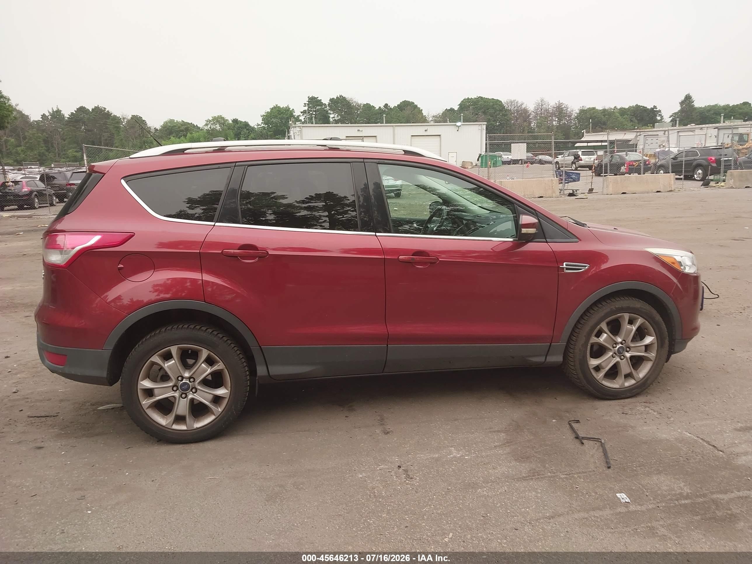 2015 Ford Escape Titanium Red vin: 1FMCU9JX9FUA96922