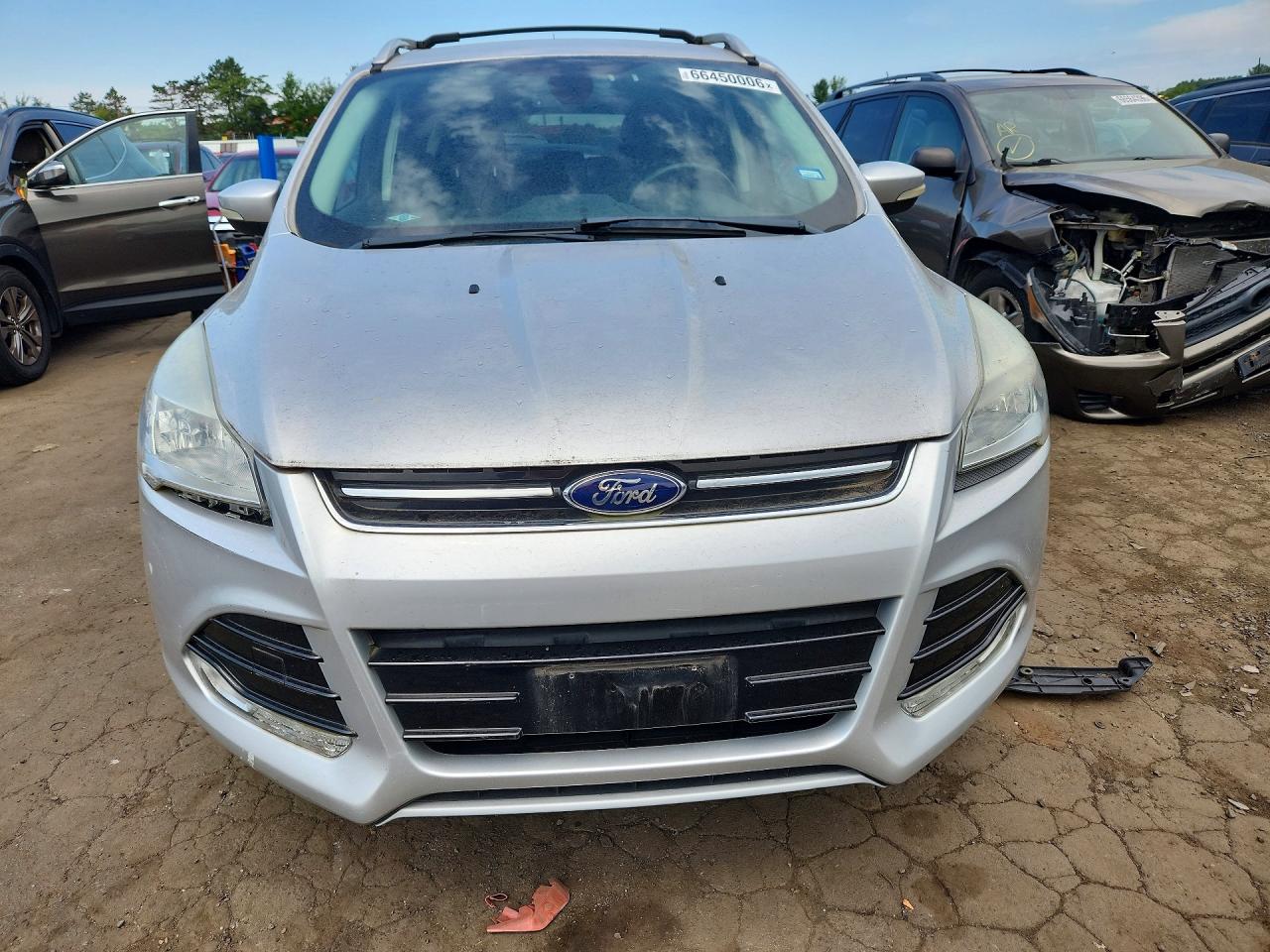 2015 Ford Escape Titanium Silver vin: 1FMCU9JX9FUA97360