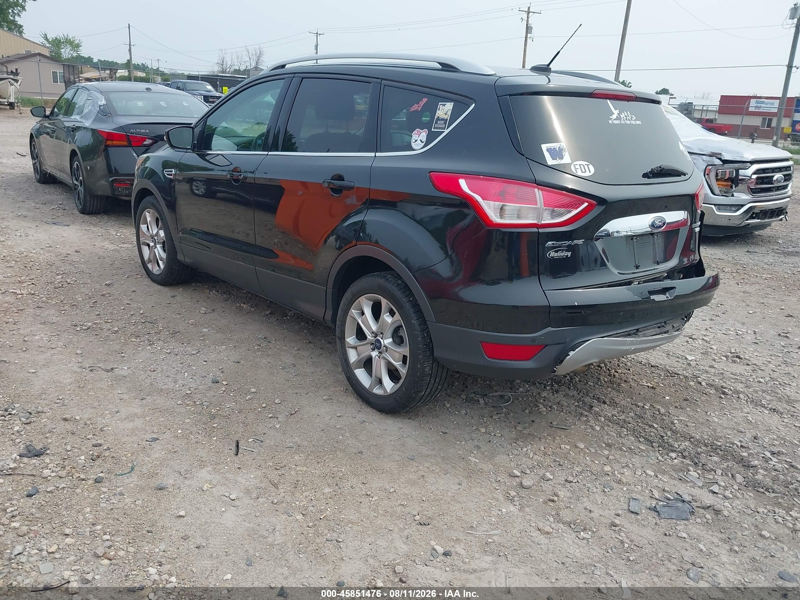 2015 Ford Escape Titanium Black vin: 1FMCU9JX9FUB60490