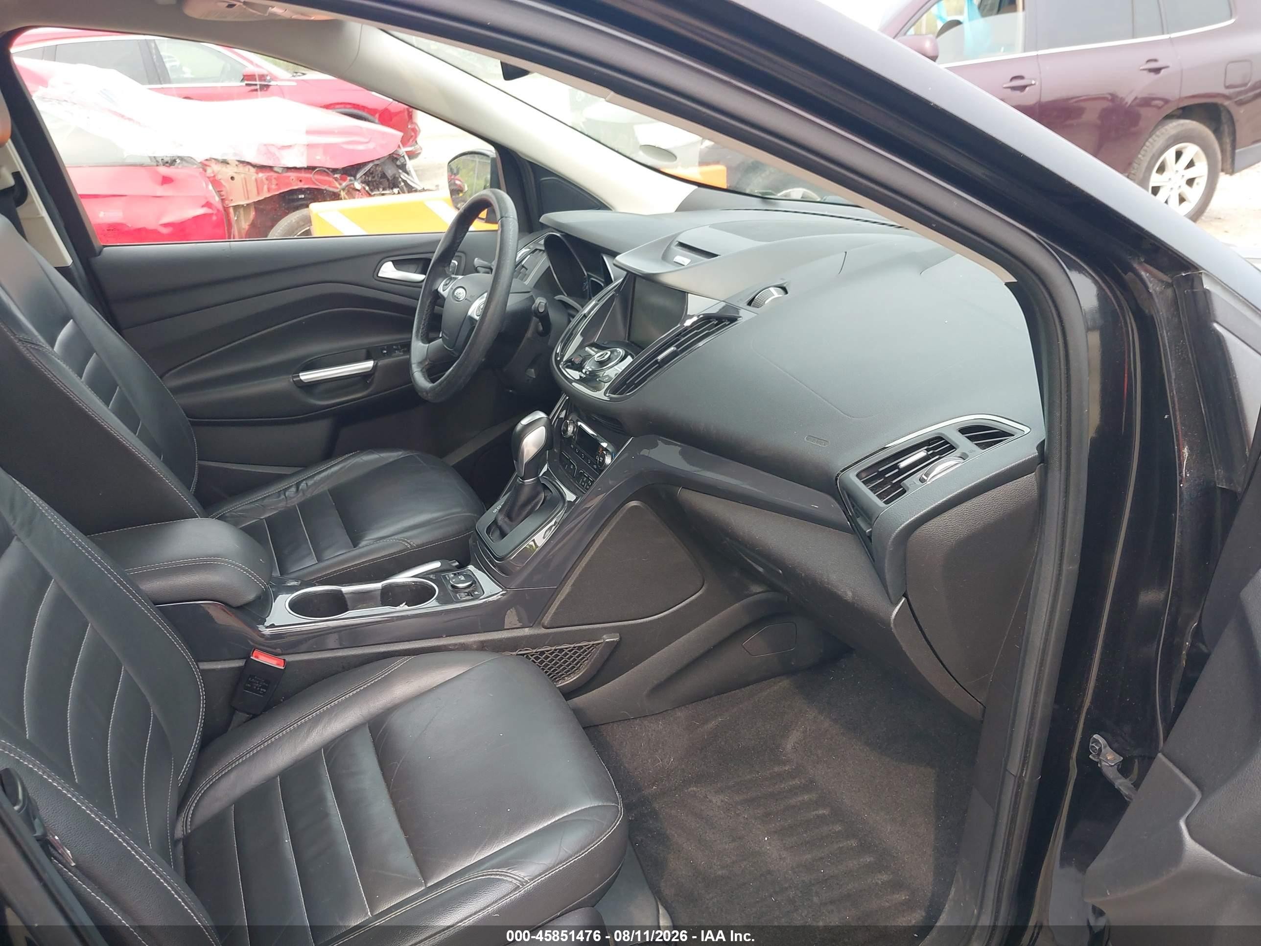 2015 Ford Escape Titanium Black vin: 1FMCU9JX9FUB60490