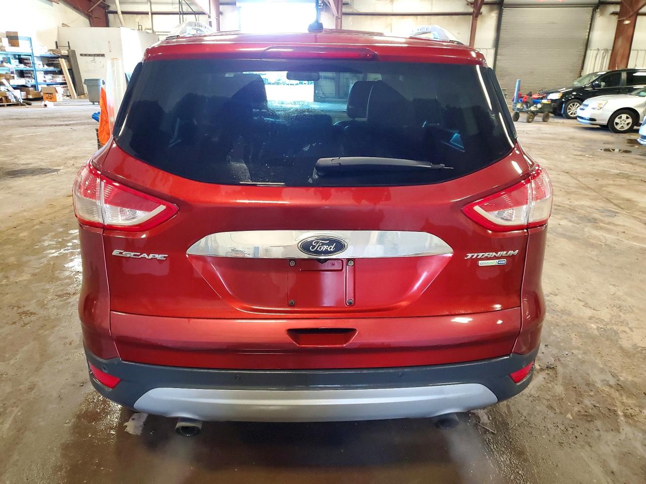 2015 Ford Escape Titanium Burgundy vin: 1FMCU9JX9FUC60864