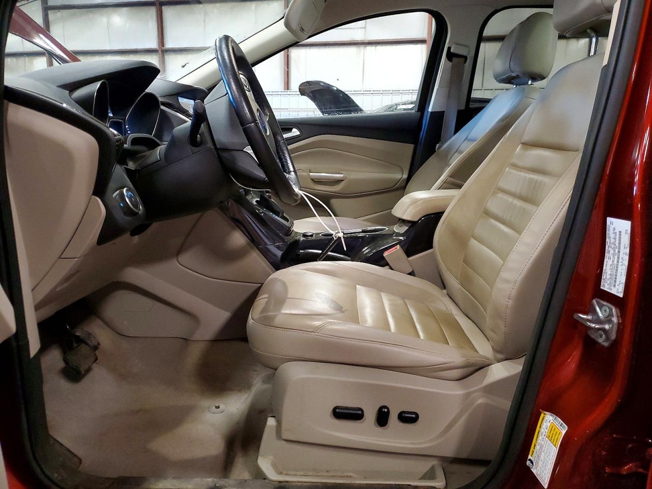 2015 Ford Escape Titanium Burgundy vin: 1FMCU9JX9FUC60864