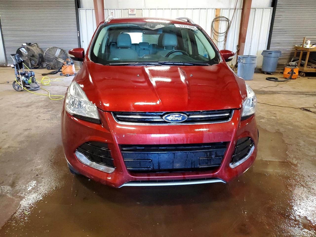 2015 Ford Escape Titanium Burgundy vin: 1FMCU9JX9FUC60864