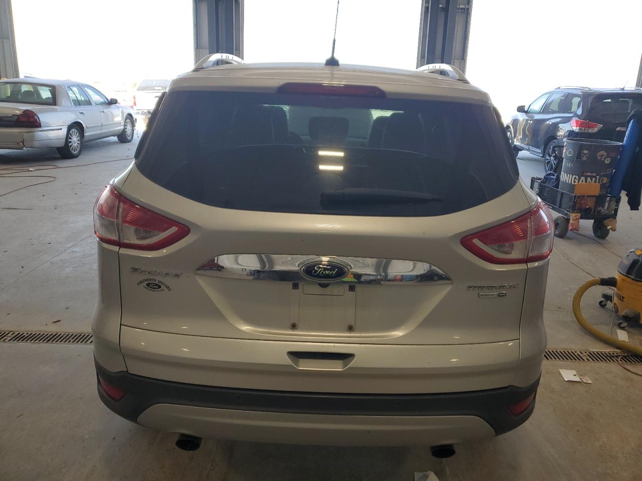 2016 Ford Escape Titanium Silver vin: 1FMCU9JX9GUB37633