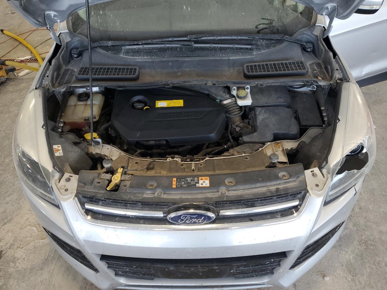 2016 Ford Escape Titanium Silver vin: 1FMCU9JX9GUB37633