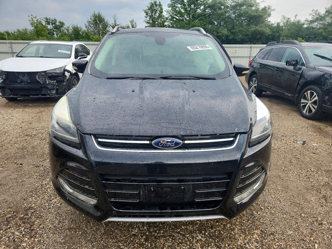 2014 Ford Escape Titanium Black vin: 1FMCU9JXXEUA11522