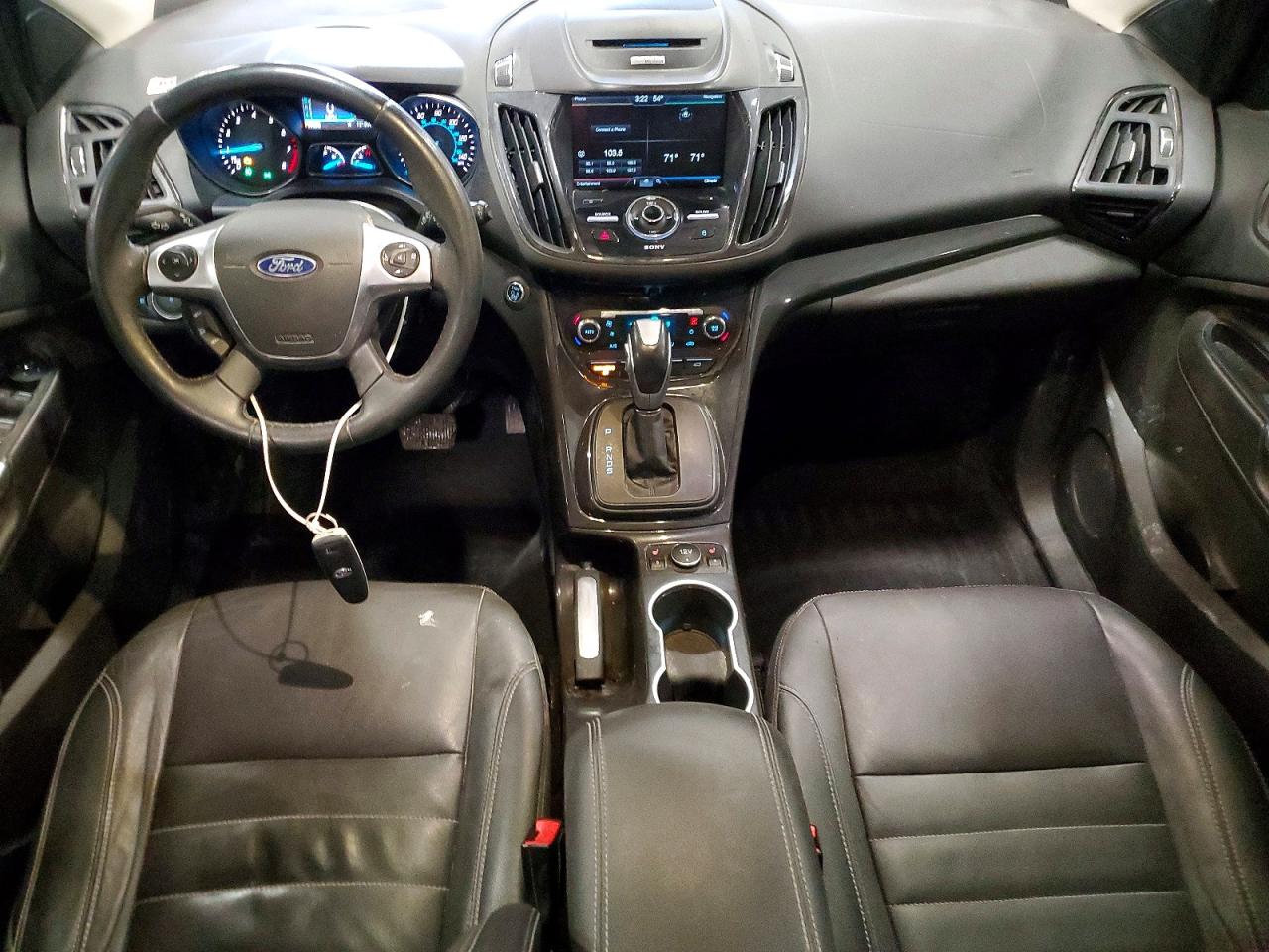 2015 Ford Escape Titanium Black vin: 1FMCU9JXXFUB23139
