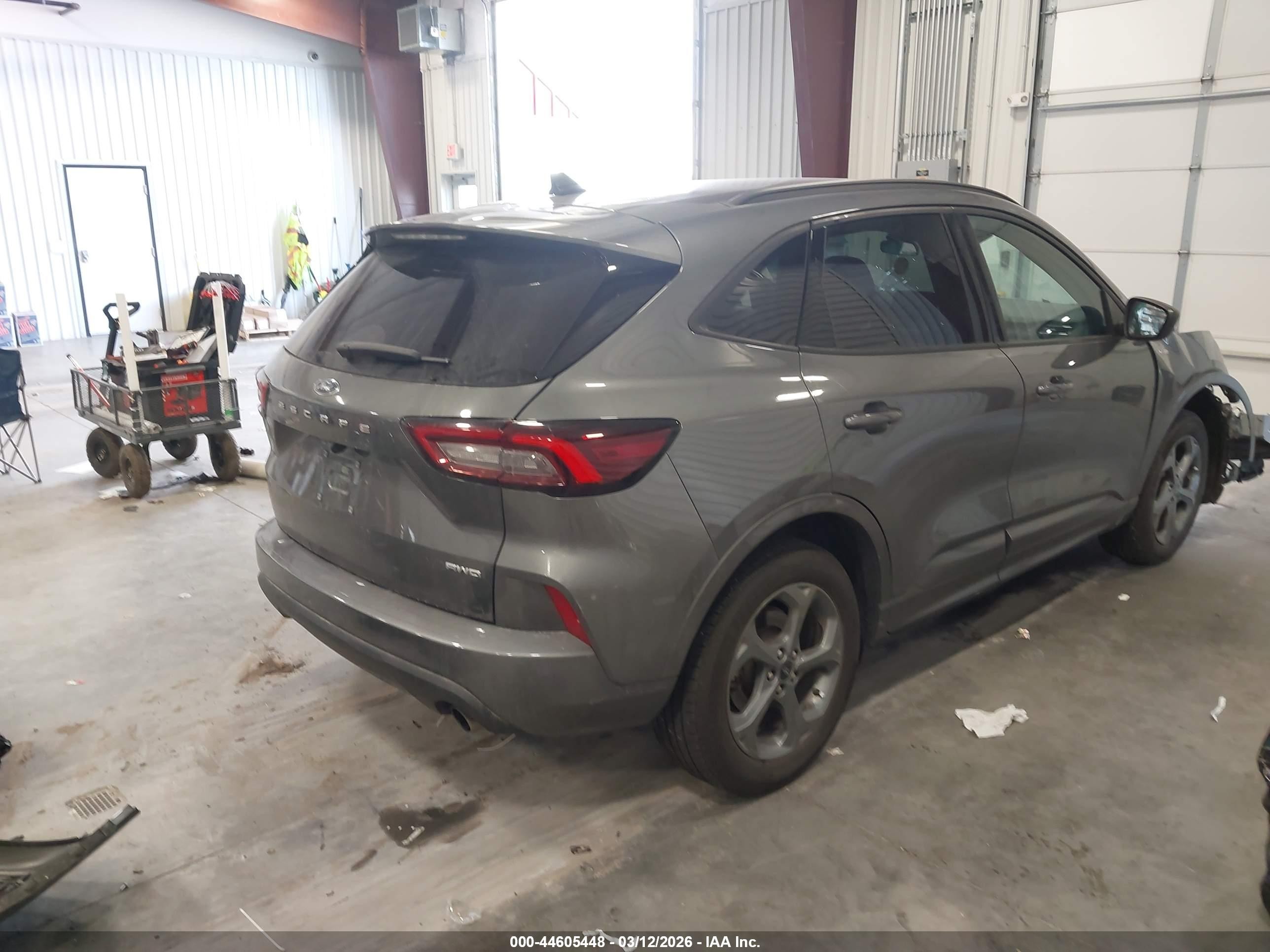 2024 Ford Escape St-line Gray vin: 1FMCU9MN1RUA24014