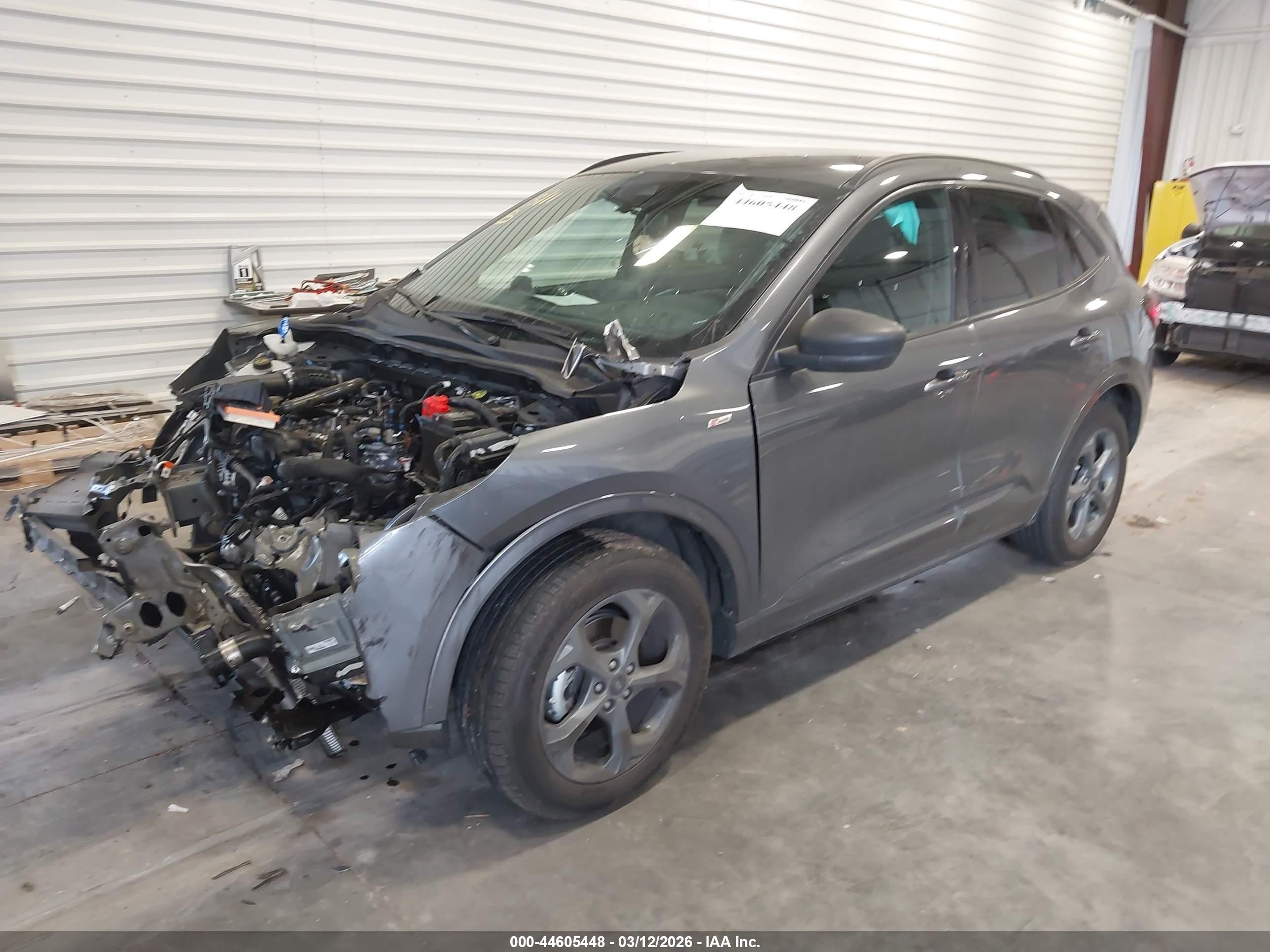 2024 Ford Escape St-line Gray vin: 1FMCU9MN1RUA24014