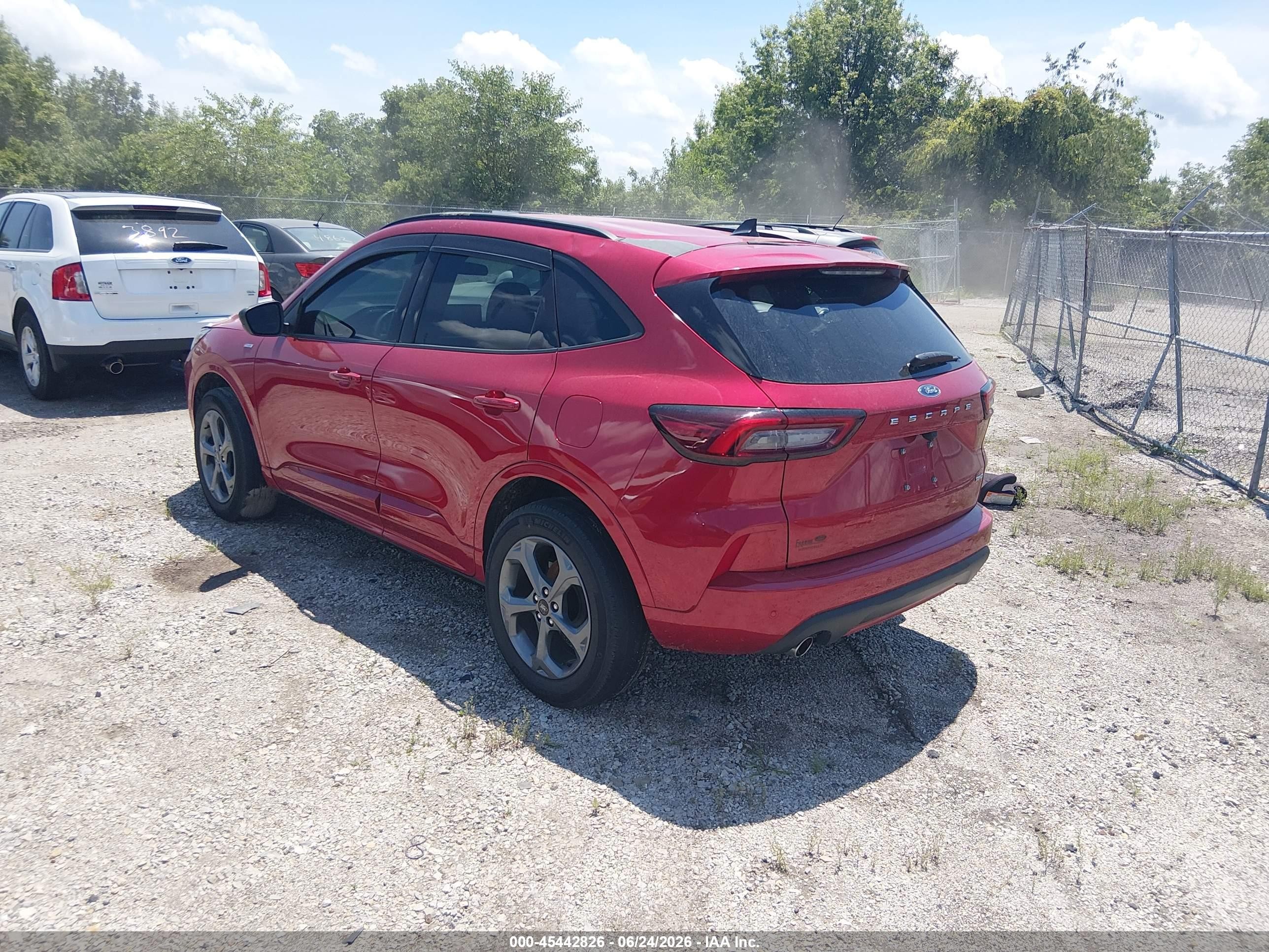 2024 Ford Escape St-line Красный vin: 1FMCU9MN5RUB26867