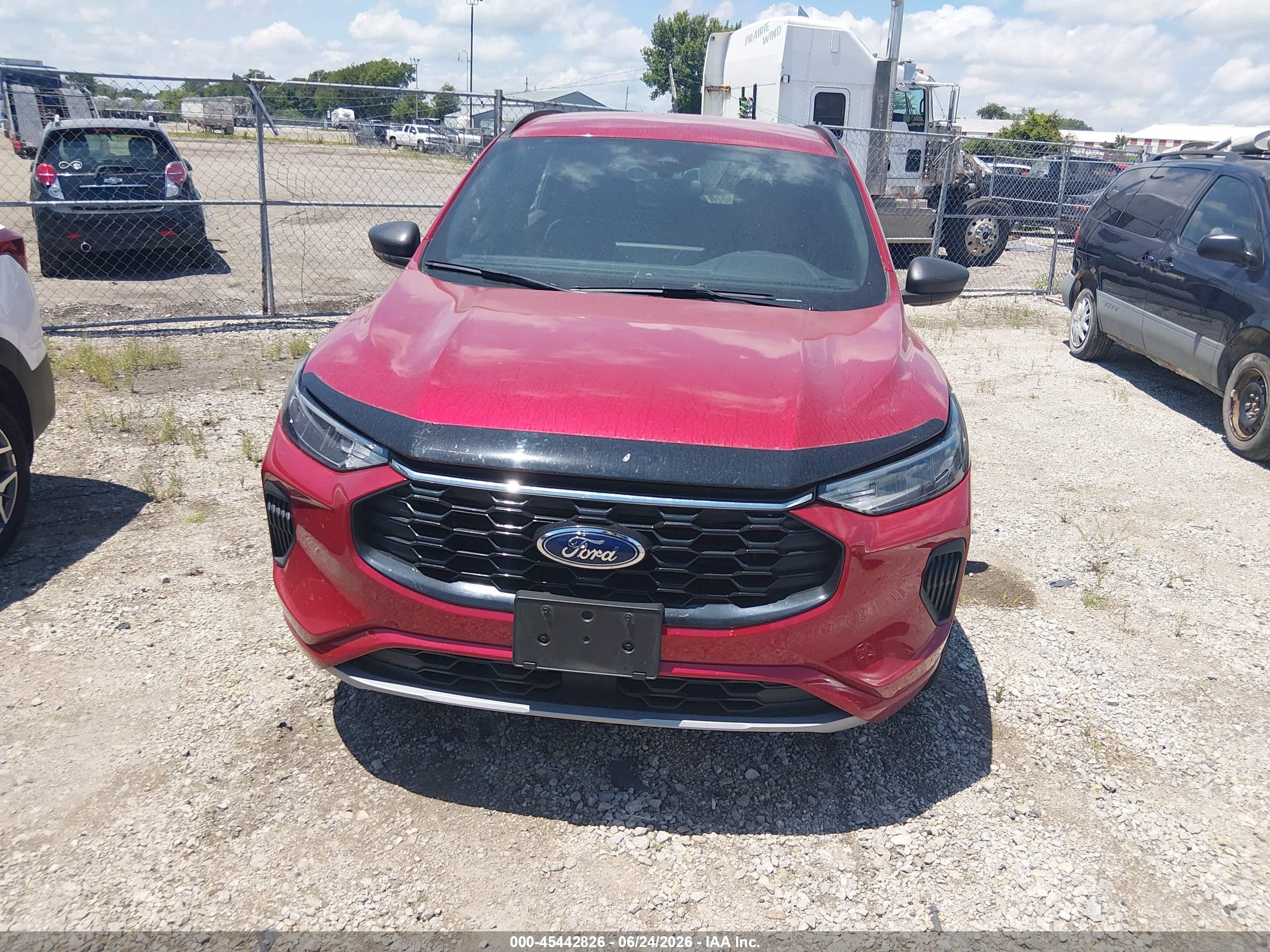 2024 Ford Escape St-line Красный vin: 1FMCU9MN5RUB26867