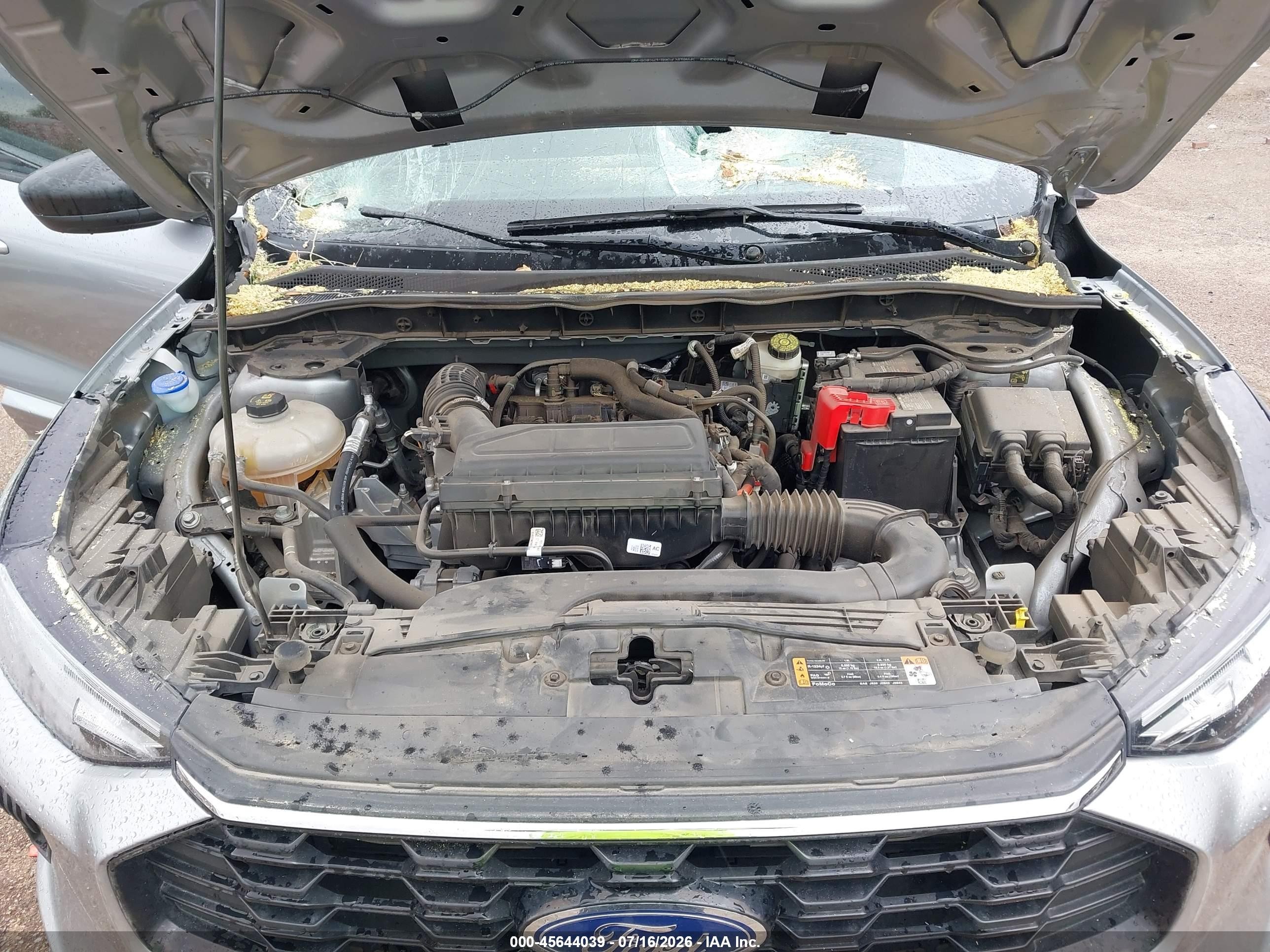 2023 Ford Escape St-line Silver vin: 1FMCU9MN9PUA24937