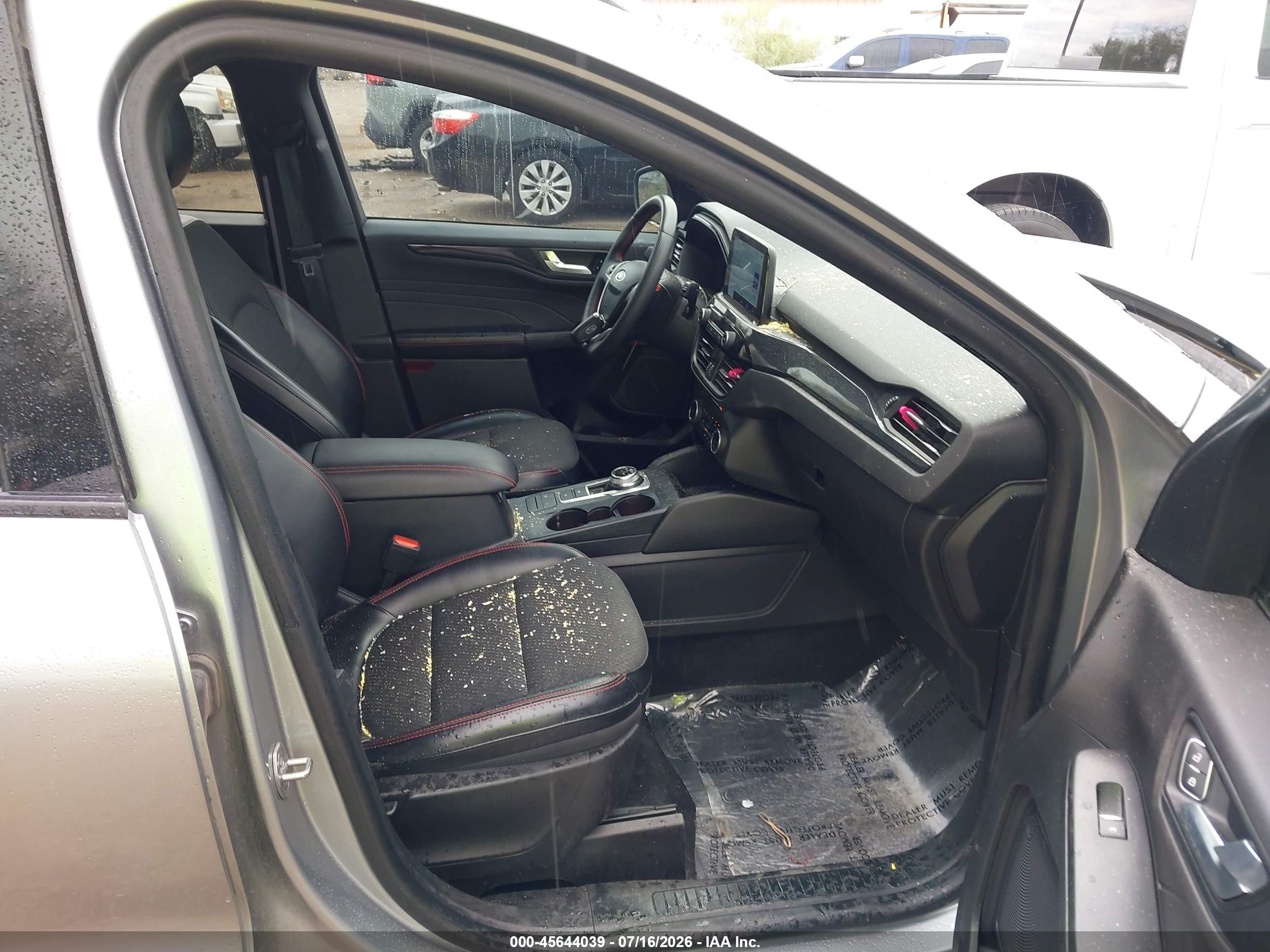 2023 Ford Escape St-line Silver vin: 1FMCU9MN9PUA24937