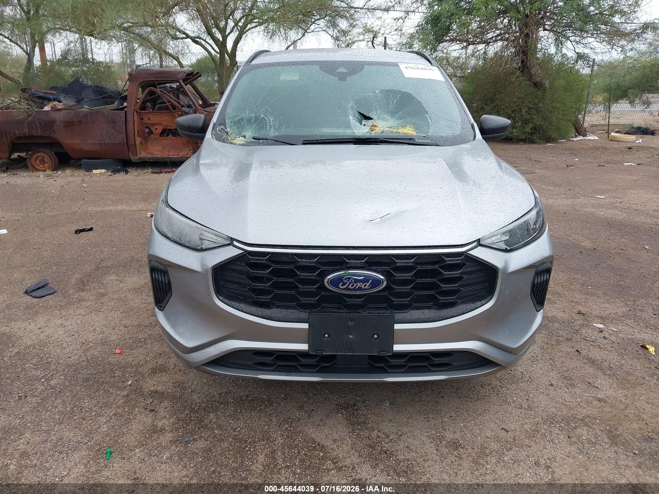 2023 Ford Escape St-line Silver vin: 1FMCU9MN9PUA24937