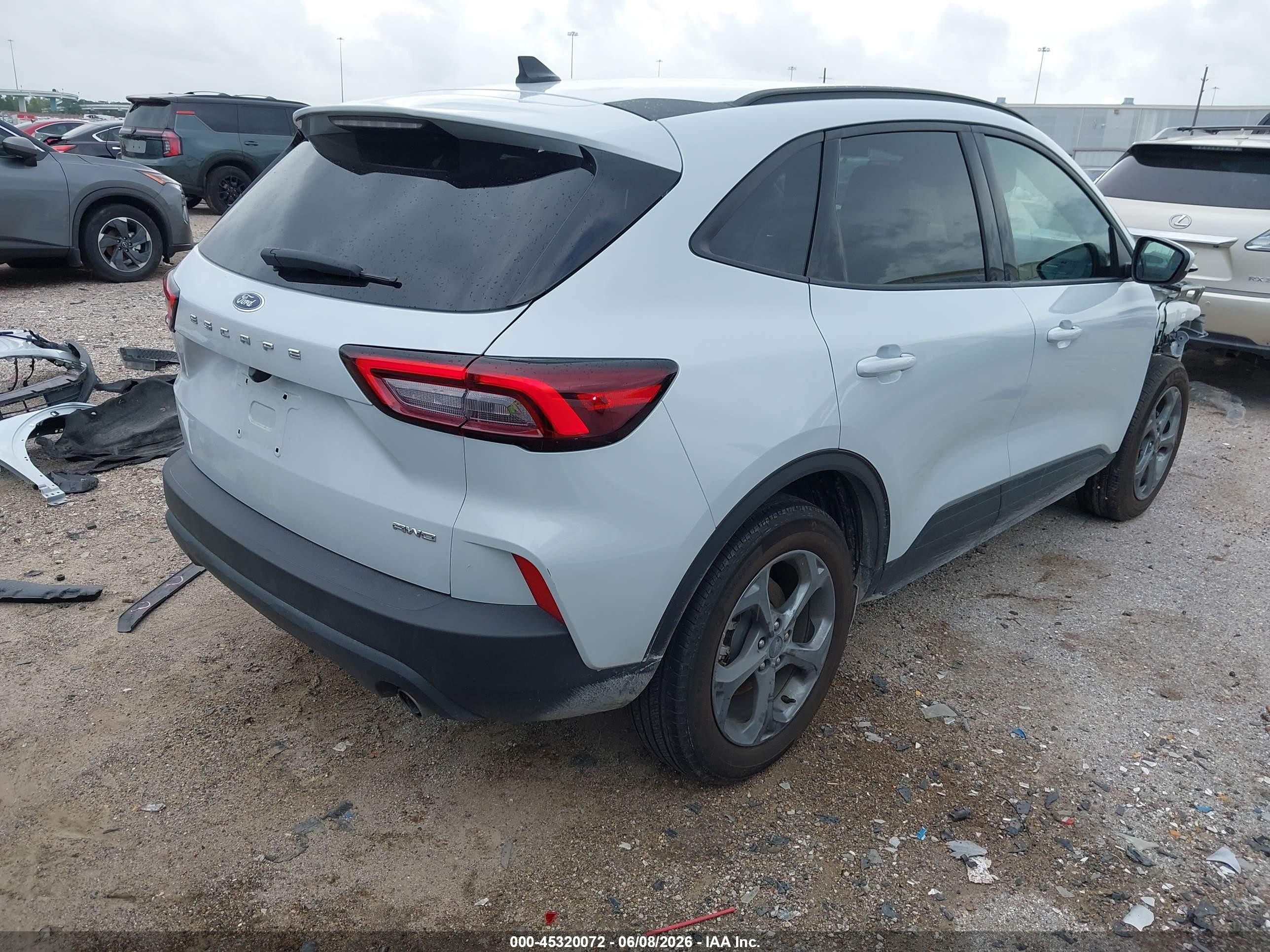 2025 Ford Escape St-line Select Silver vin: 1FMCU9NA5SUB43380