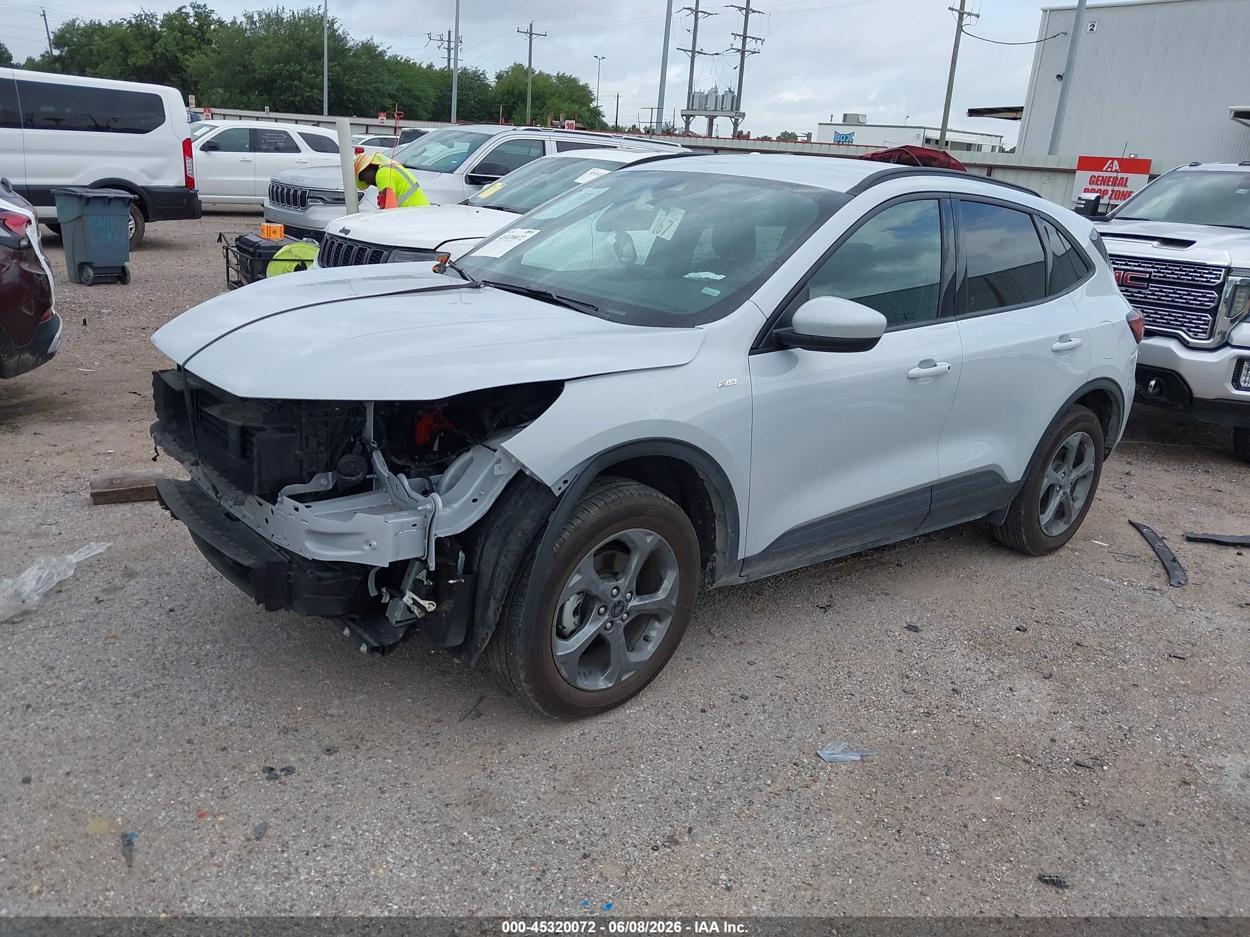 2025 Ford Escape St-line Select Silver vin: 1FMCU9NA5SUB43380