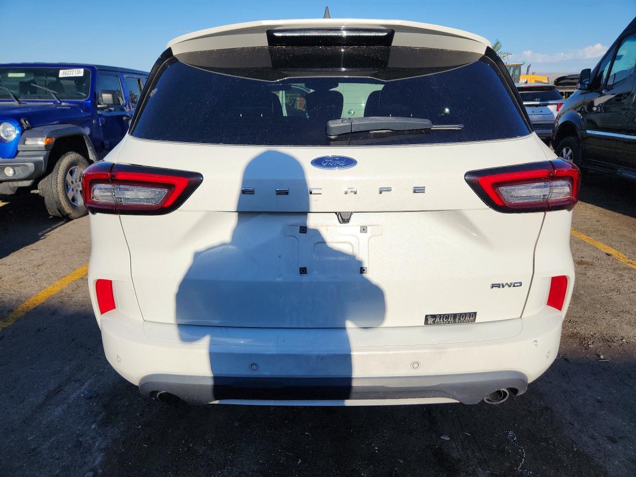 2023 Ford Escape St Line Select White vin: 1FMCU9NA7PUB16494