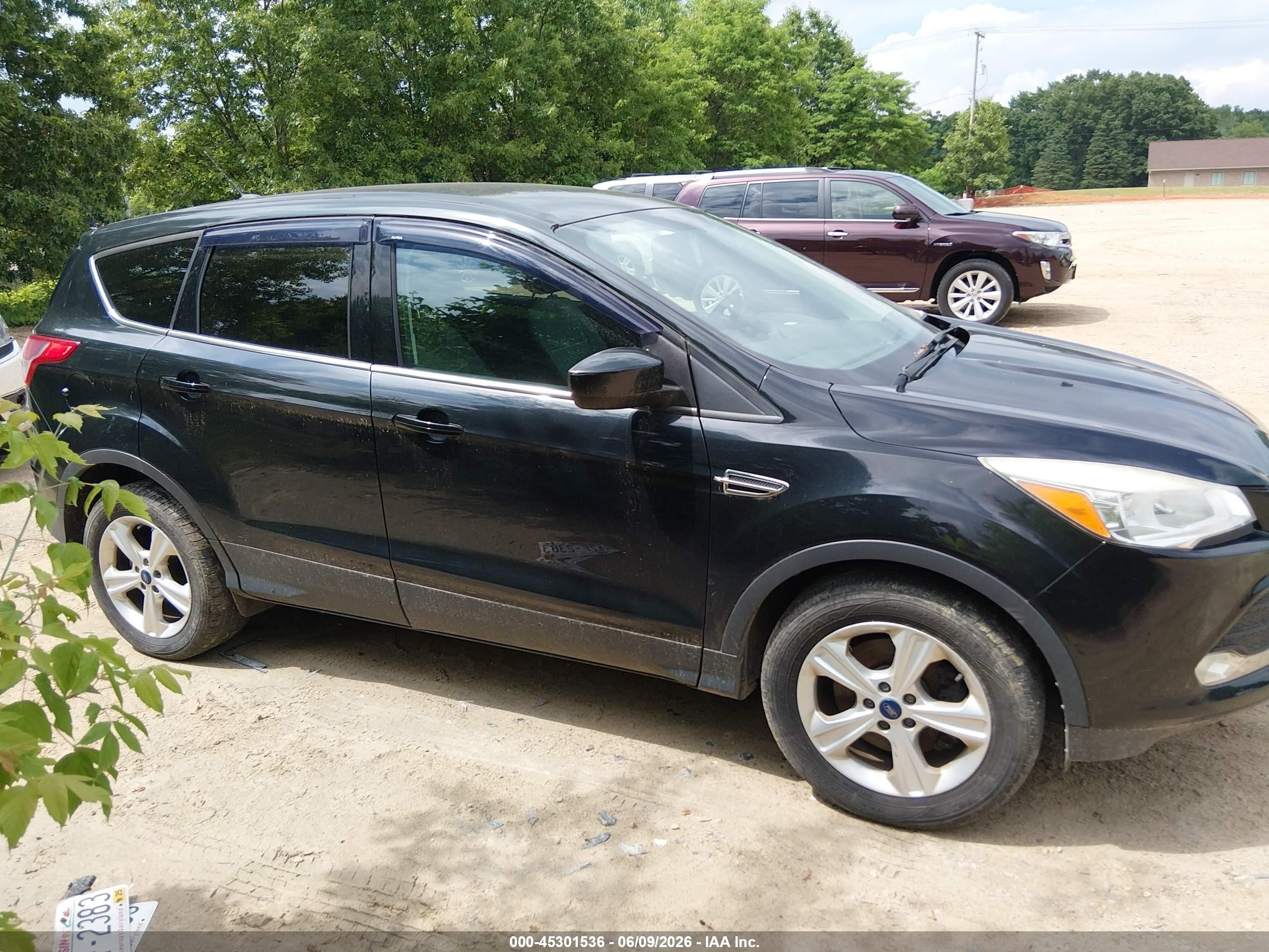 2015 Ford Escape Black vin: 1FMCV9GX8FUA39358