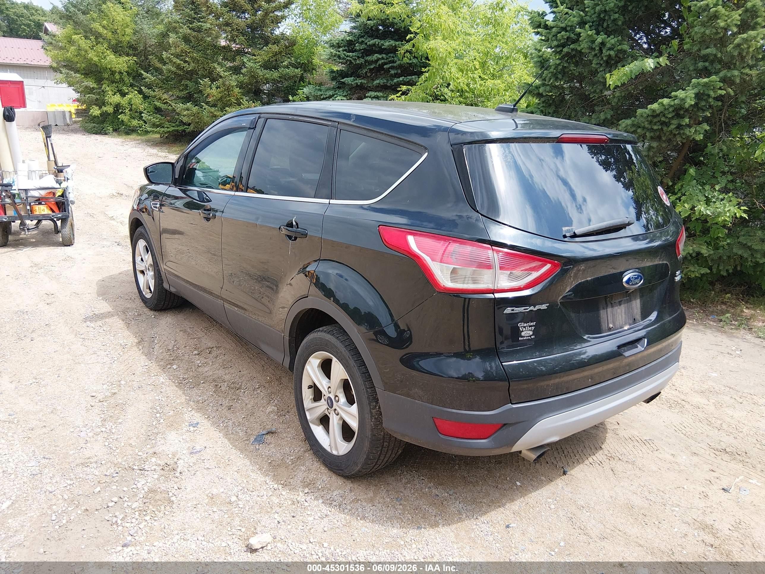 2015 Ford Escape Black vin: 1FMCV9GX8FUA39358
