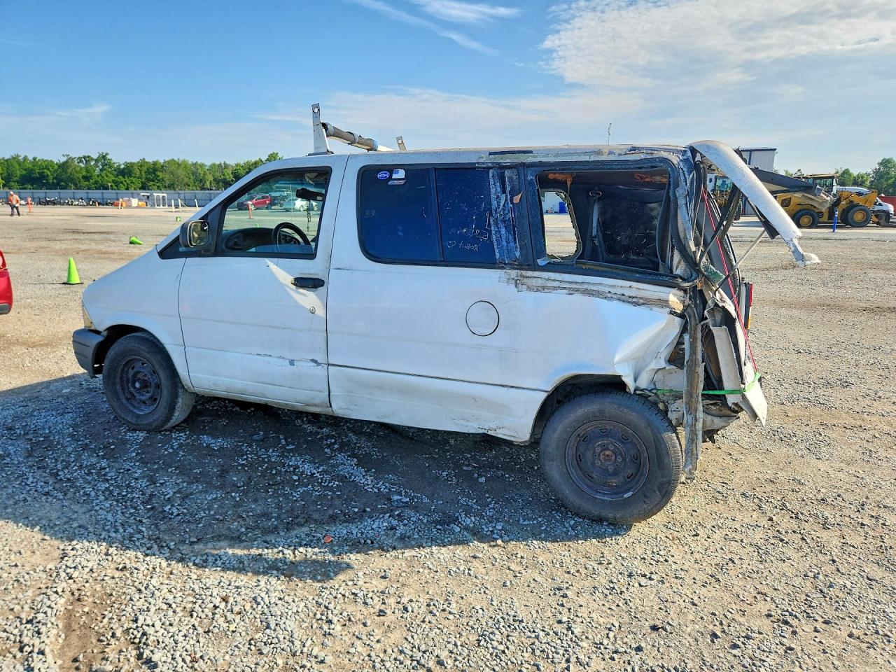 1996 Ford Aerostar White vin: 1FMDA11U0TZC01317