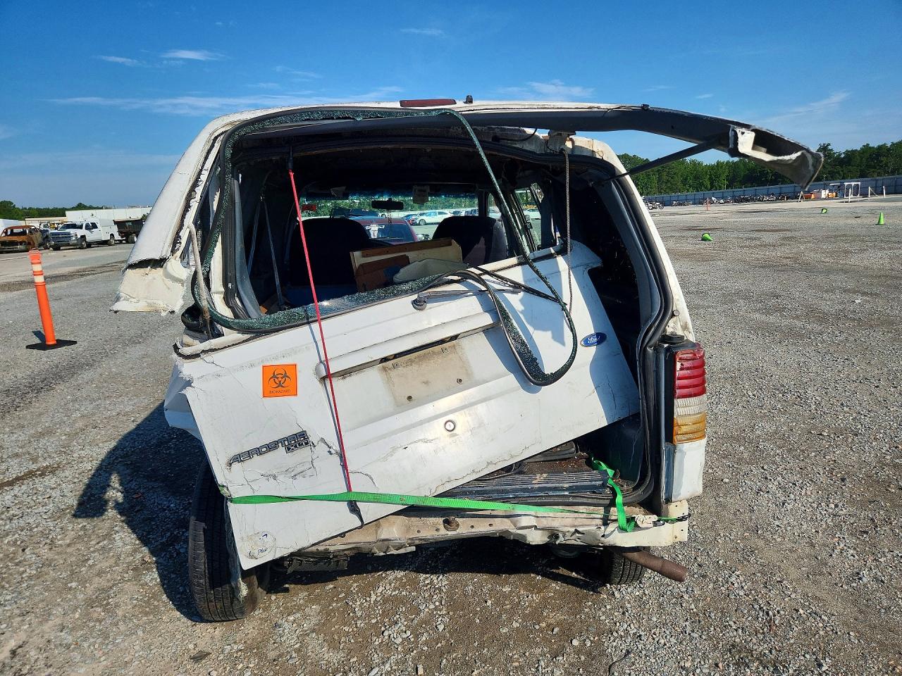 1996 Ford Aerostar White vin: 1FMDA11U0TZC01317
