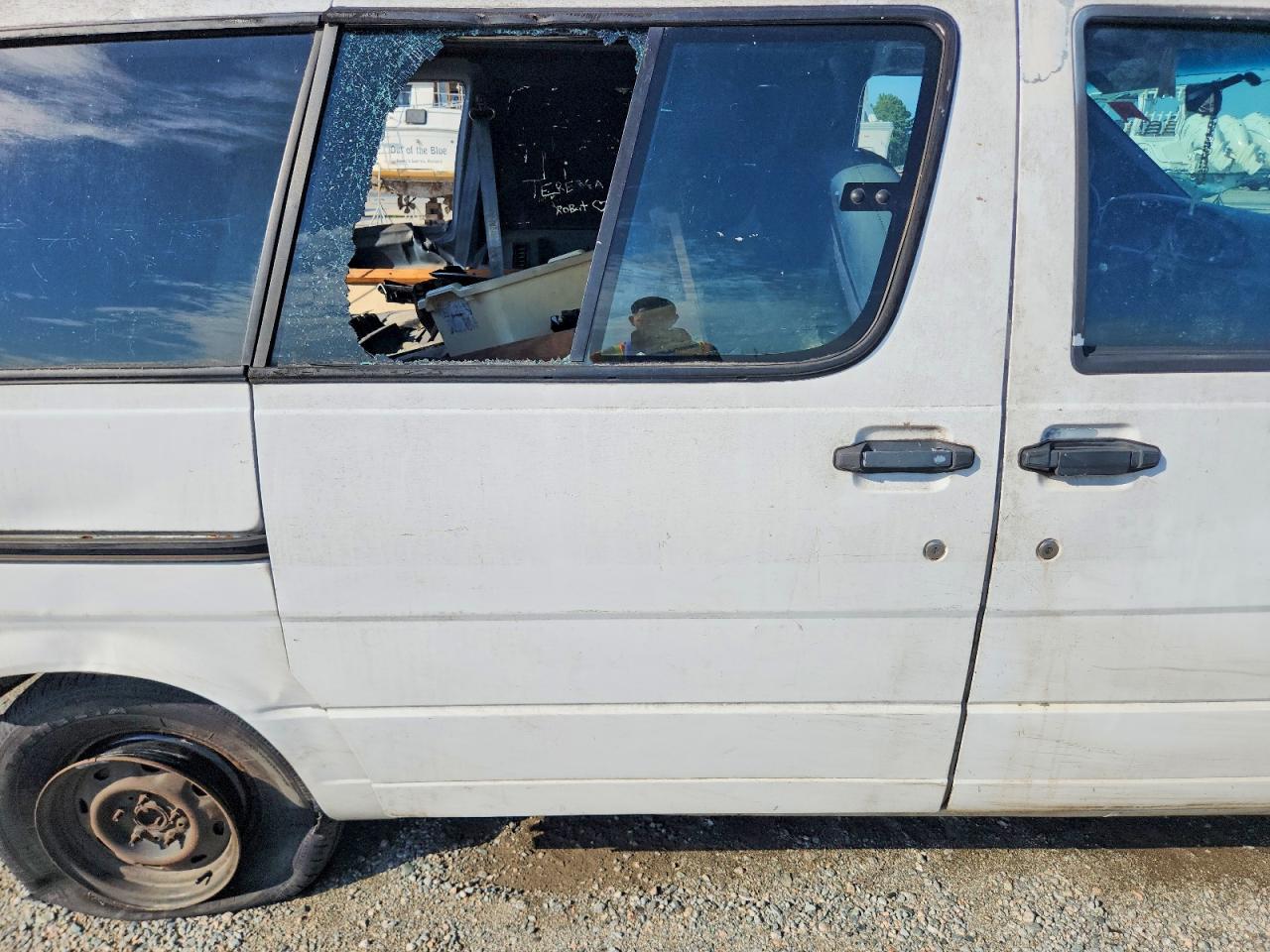 1996 Ford Aerostar White vin: 1FMDA11U0TZC01317