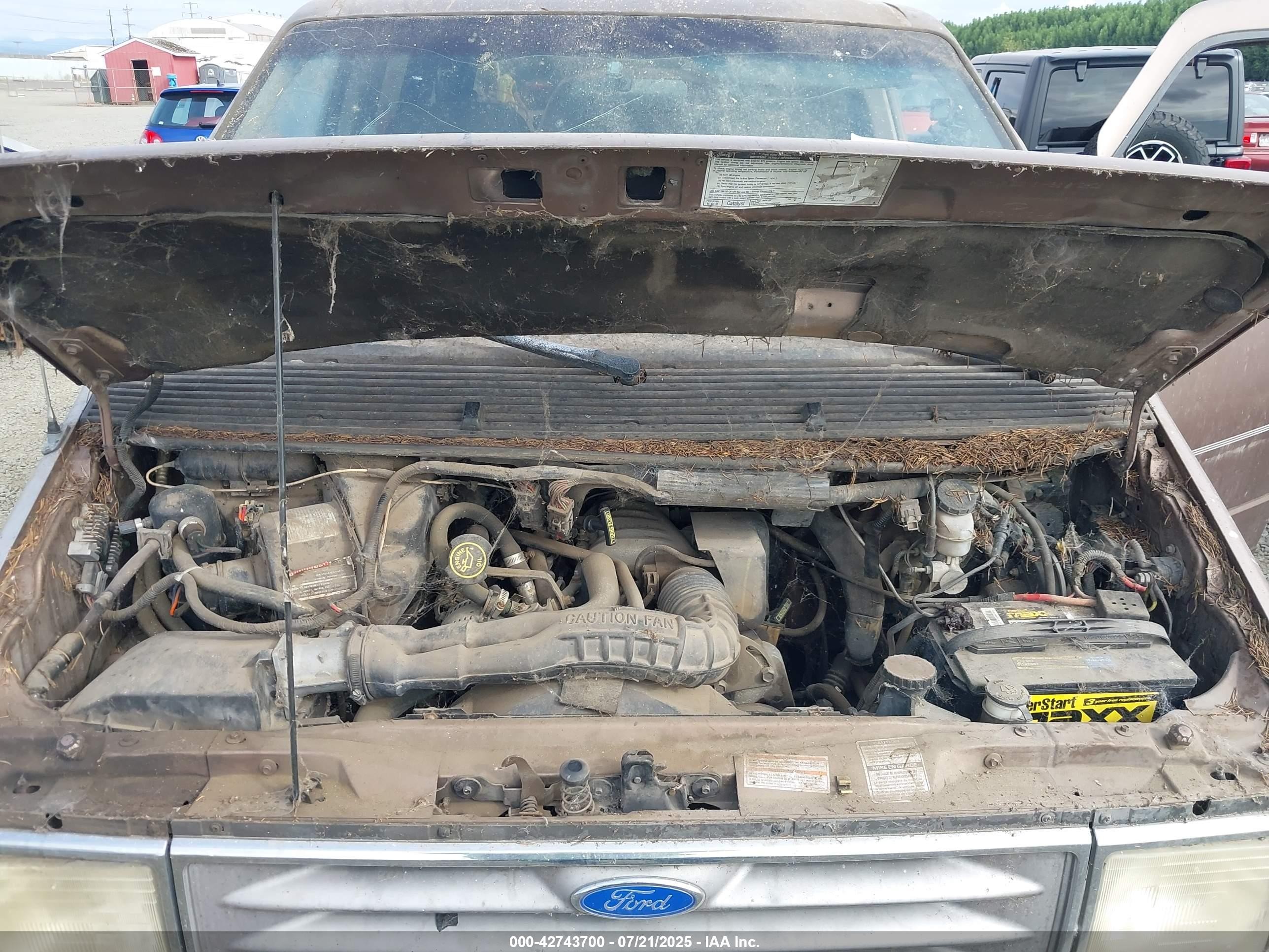1992 Ford Aerostar   Dark Brown vin: 1FMDA11U6NZB38582